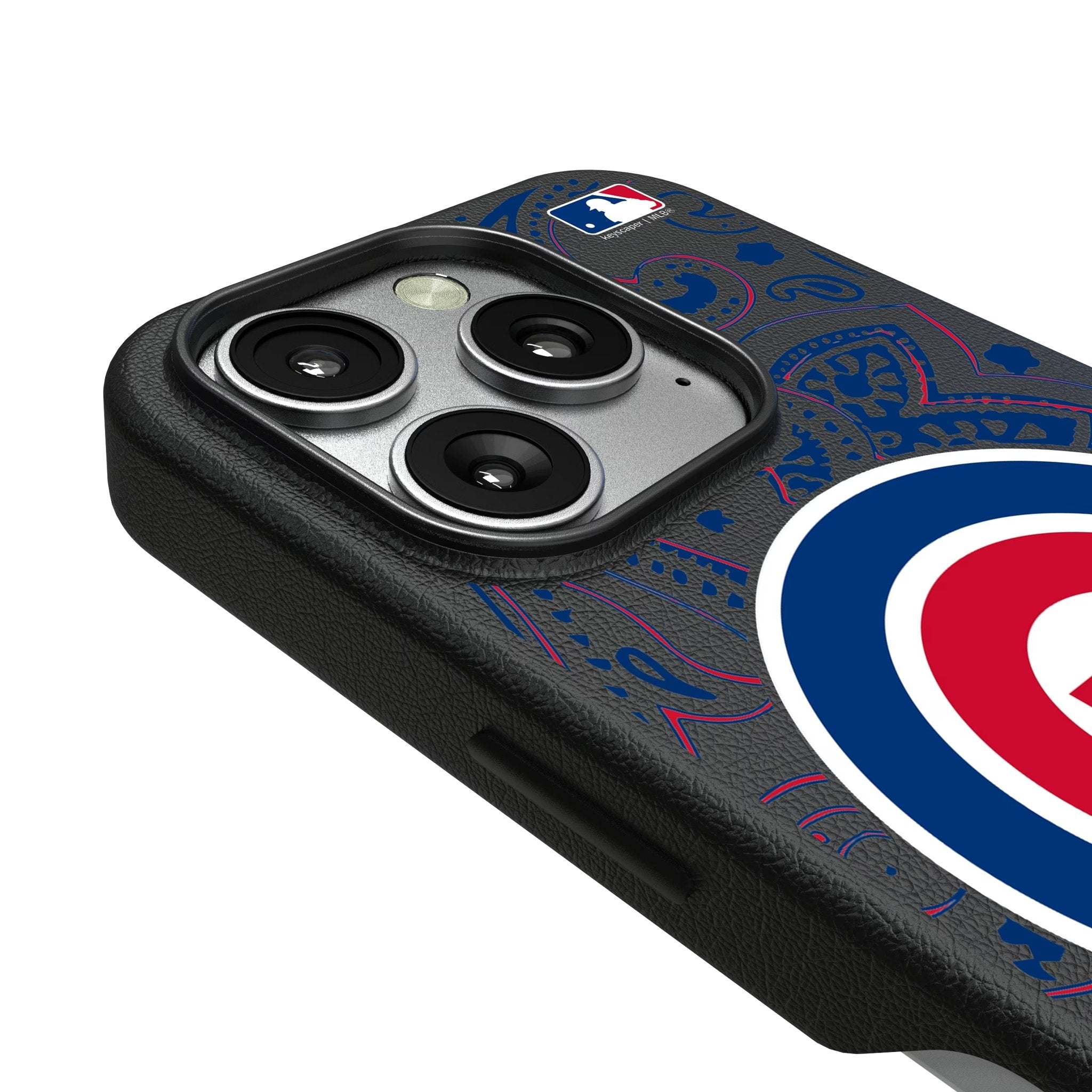 Chicago Cubs Paisley MagSafe Compatible Phone Case for Apple iPhone 3