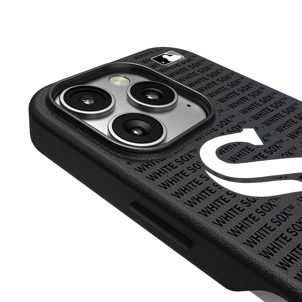Chicago White Sox Text Backdrop MagSafe Compatible Phone Case for Apple iPhone 3
