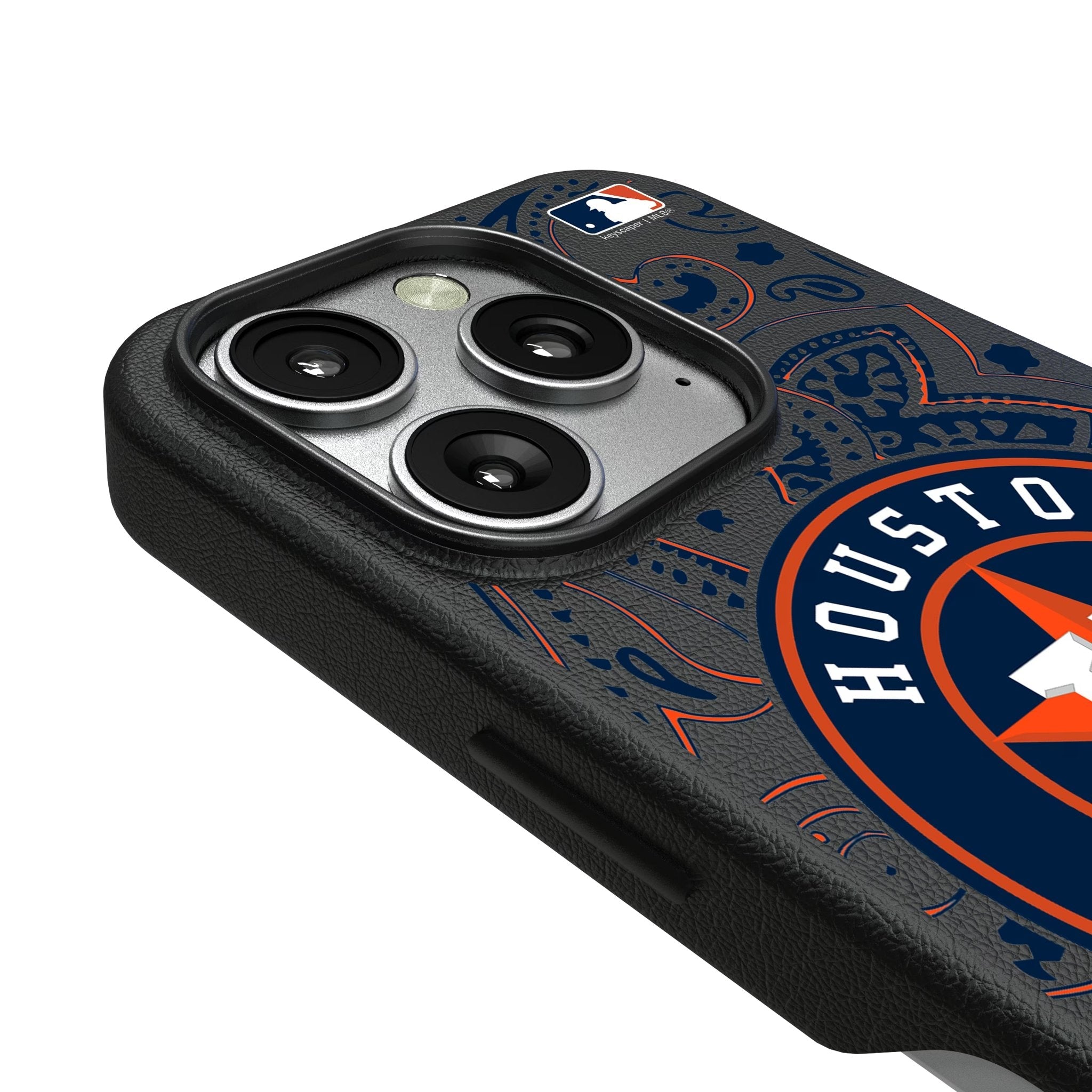 Houston Astros Paisley MagSafe Compatible Phone Case for Apple iPhone 3