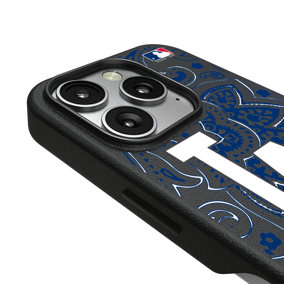 LA Dodgers Paisley MagSafe Compatible Phone Case for Apple iPhone 3