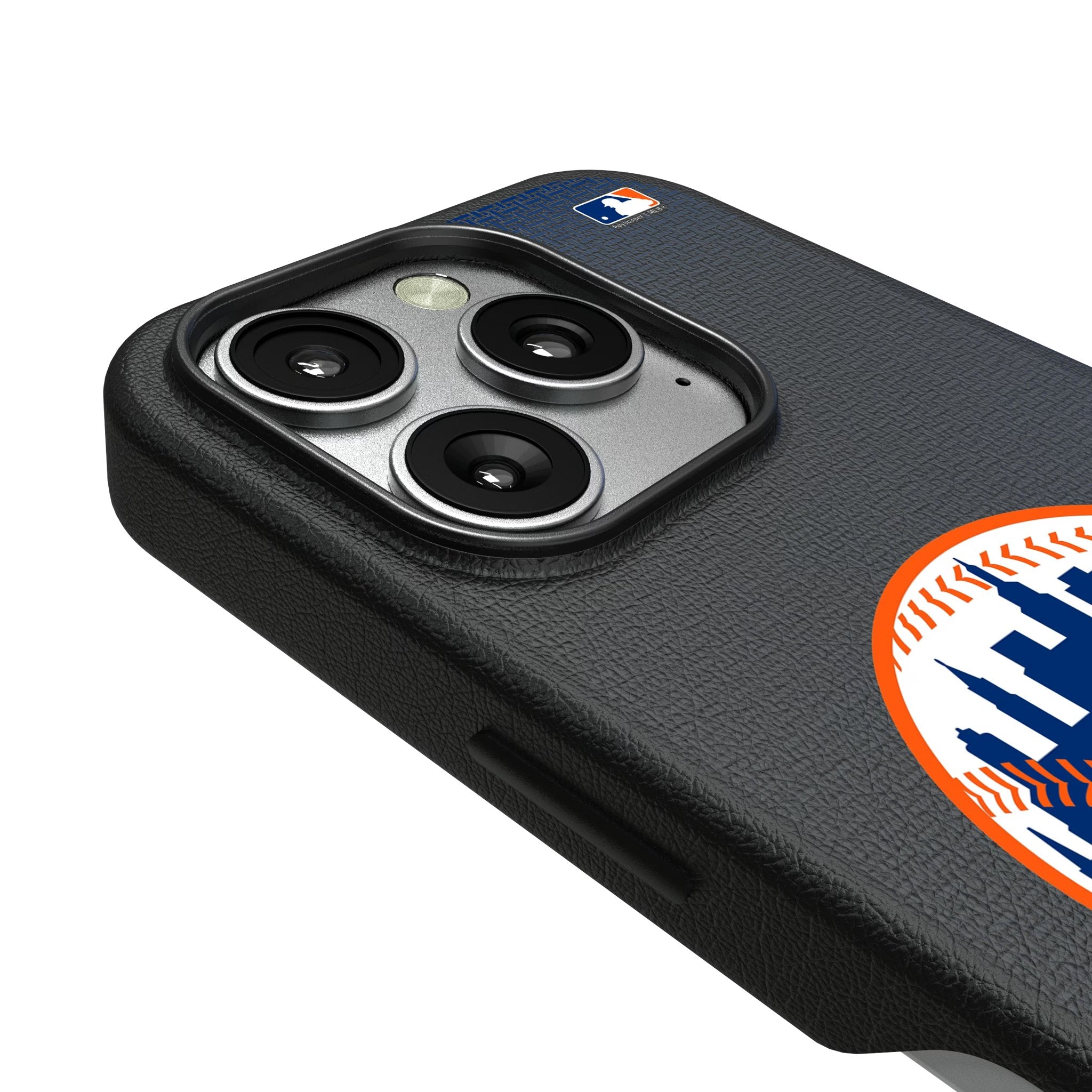 New York Mets Linen MagSafe Compatible Phone Case for Apple iPhone 3