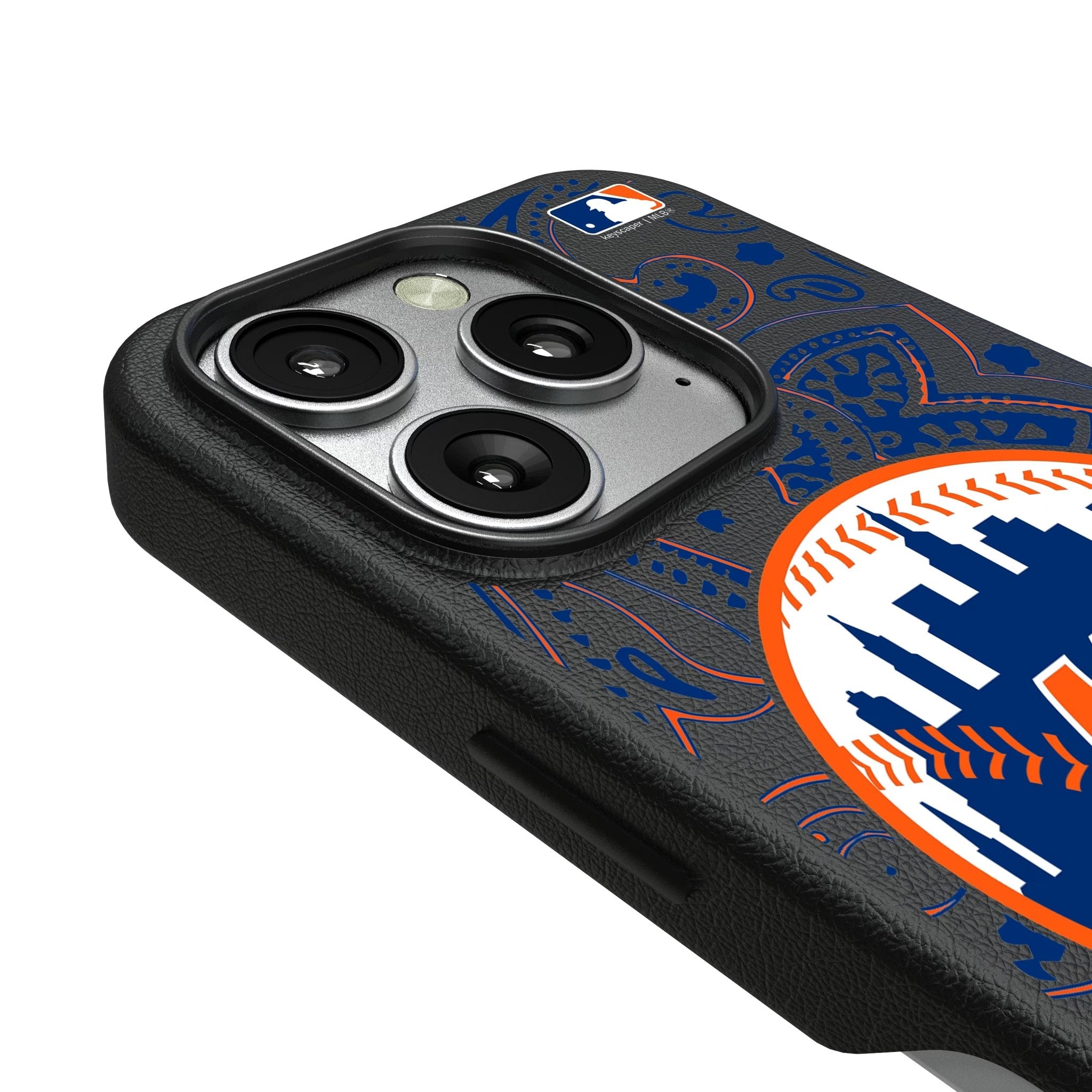 New York Mets Paisley MagSafe Compatible Phone Case for Apple iPhone 3
