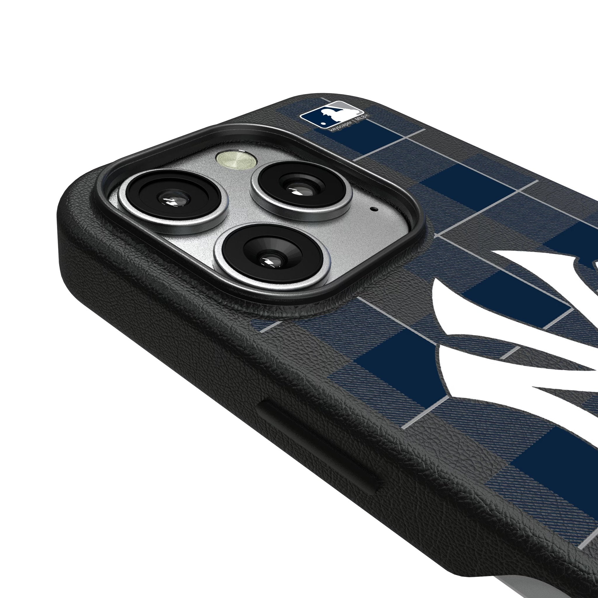 New York Yankees Plaid MagSafe Compatible Phone Case for Apple iPhone 3