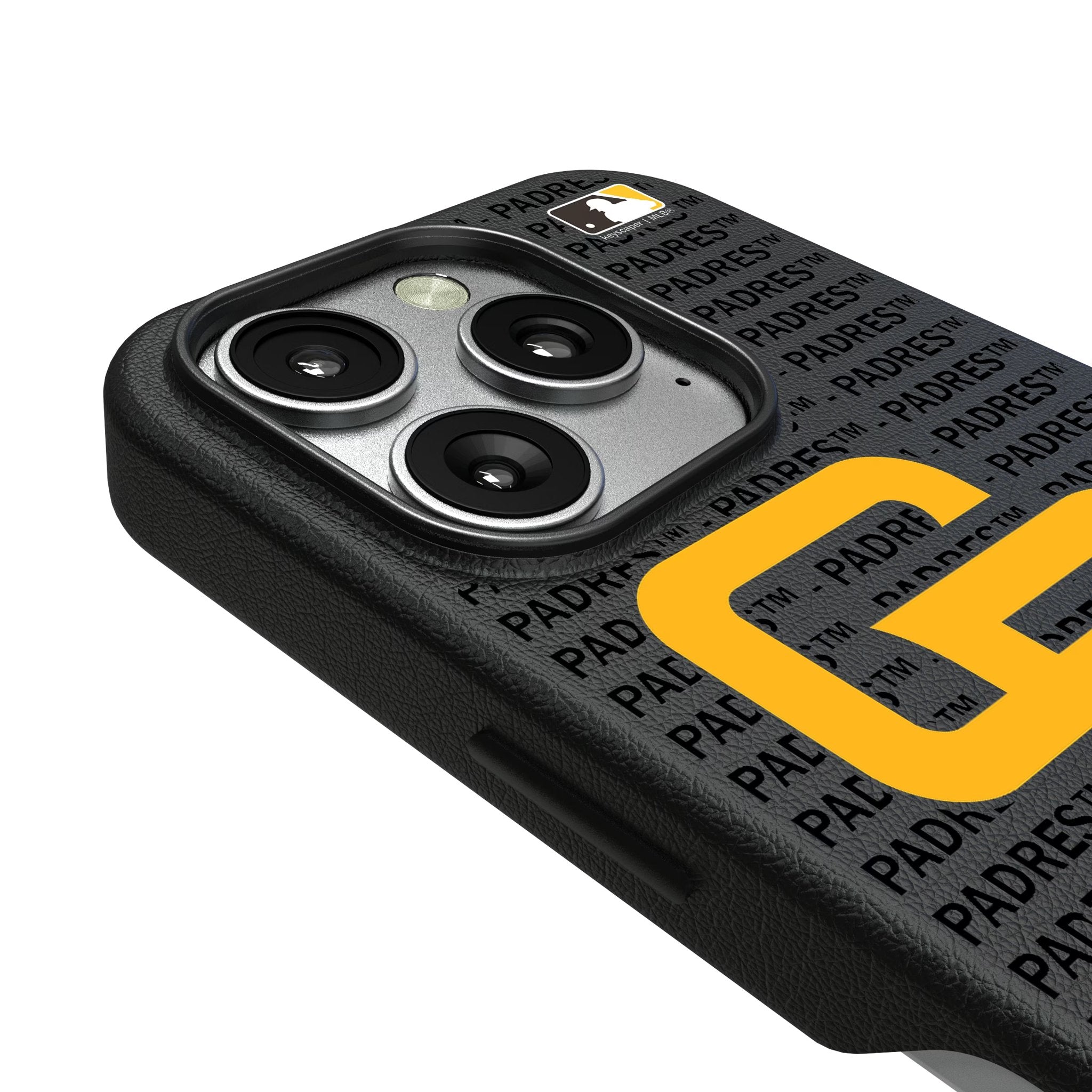 San Diego Padres Text Backdrop MagSafe Compatible Phone Case for Apple iPhone 3