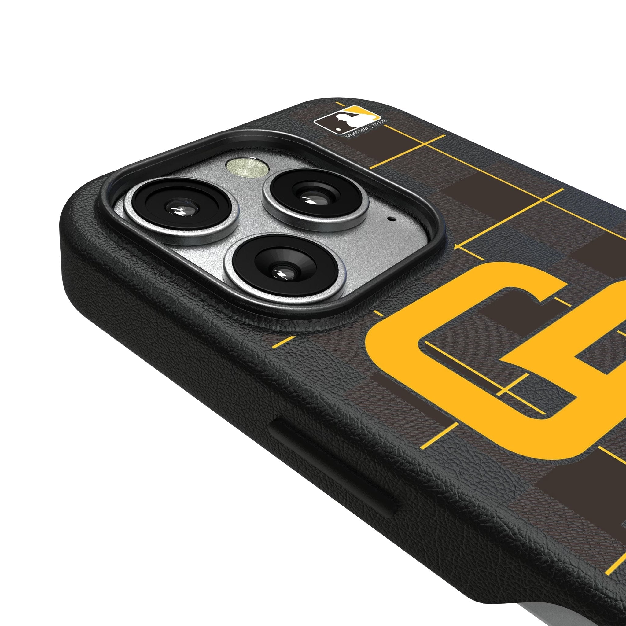 San Diego Padres Plaid MagSafe Compatible Phone Case for Apple iPhone 3