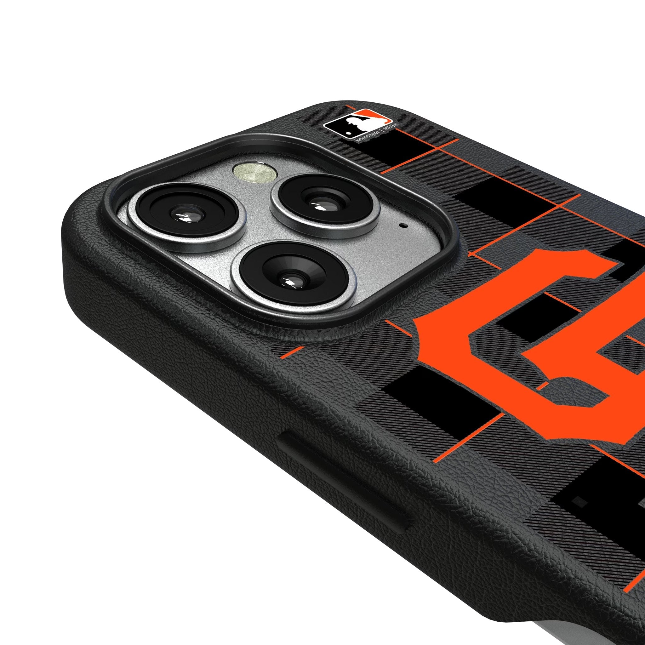 San Francisco Giants Plaid MagSafe Compatible Phone Case for Apple iPhone 3