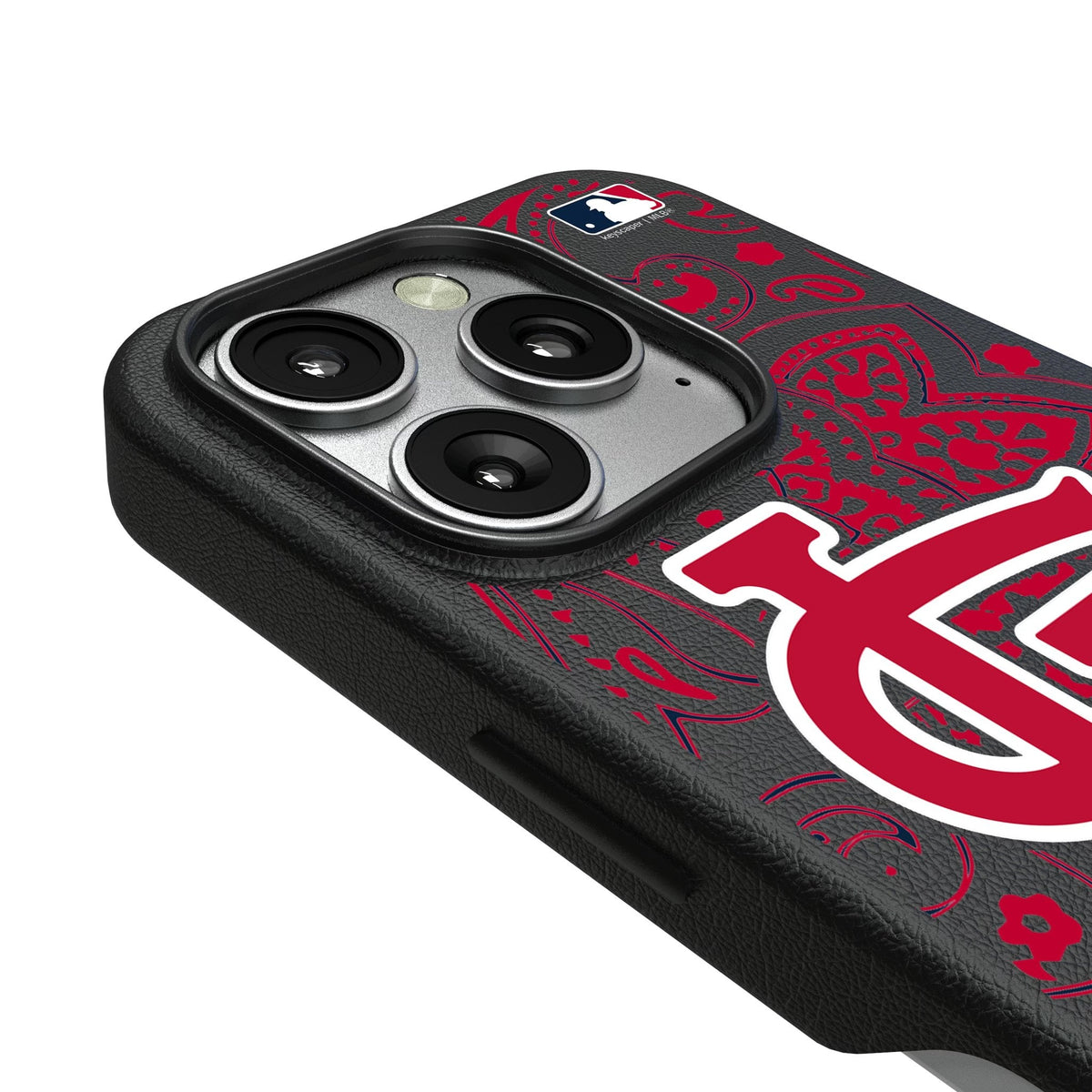 St Louis Cardinals Paisley MagSafe Compatible Phone Case for Apple iPhone 3