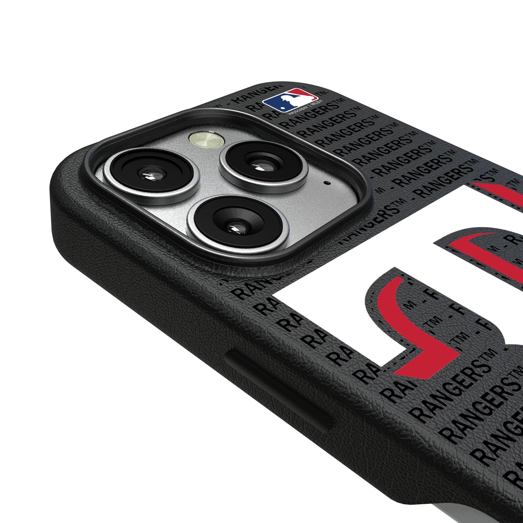 Texas Rangers Text Backdrop MagSafe Compatible Phone Case for Apple iPhone 3