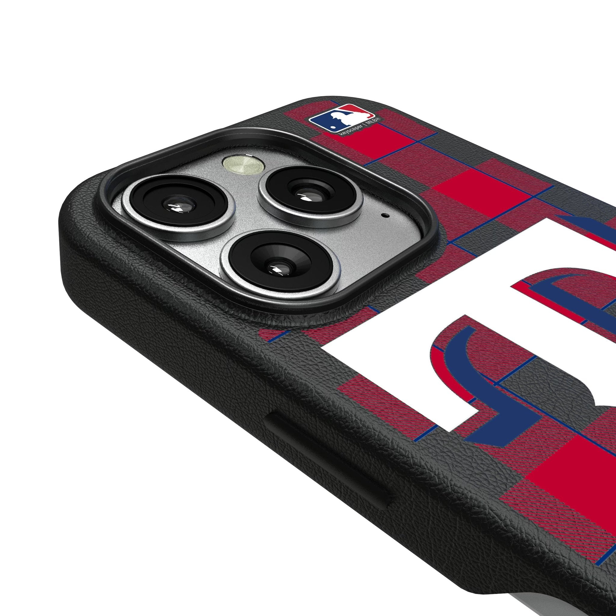 Texas Rangers Plaid MagSafe Compatible Phone Case for Apple iPhone 3