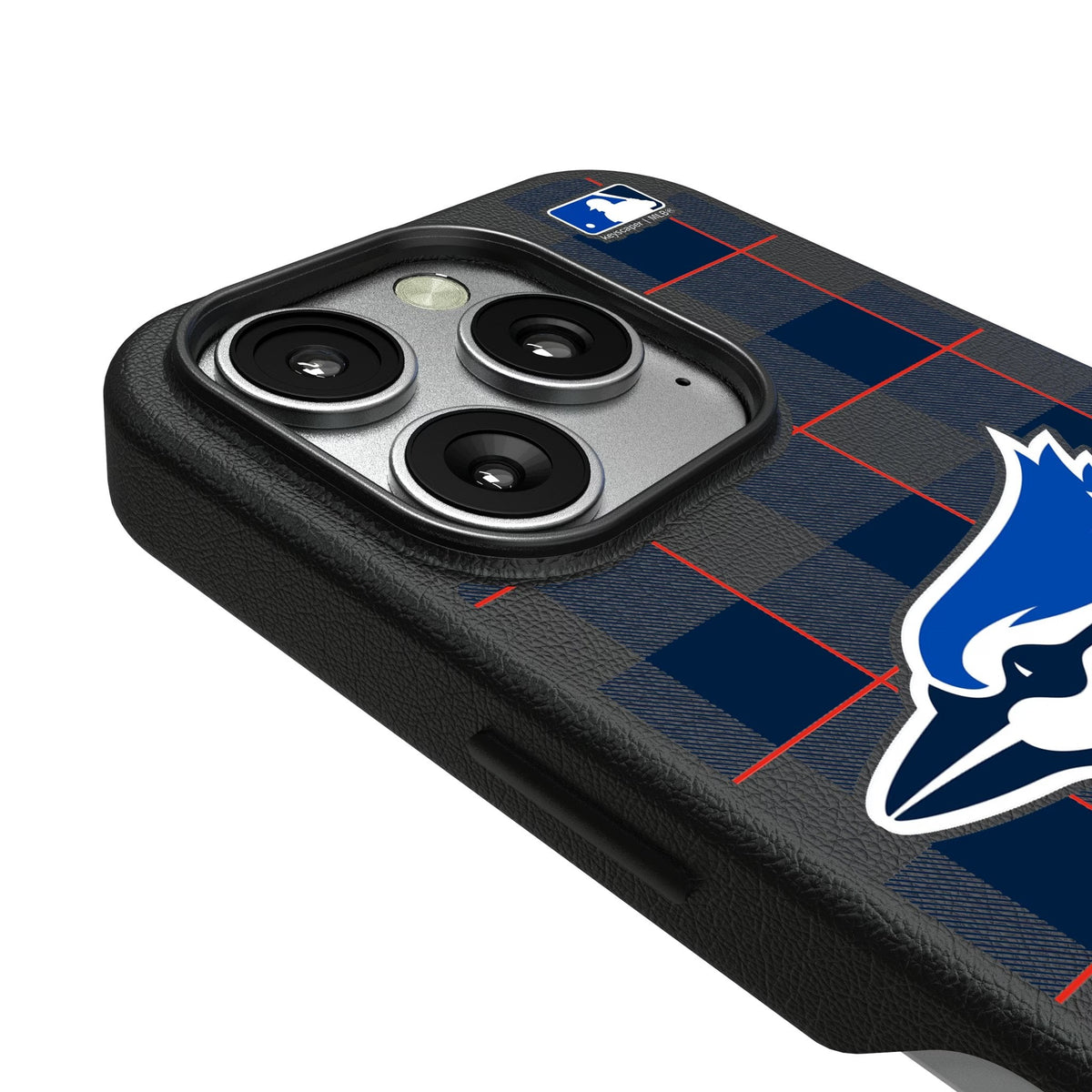 Toronto Blue Jays Plaid MagSafe Compatible Phone Case for Apple iPhone 3