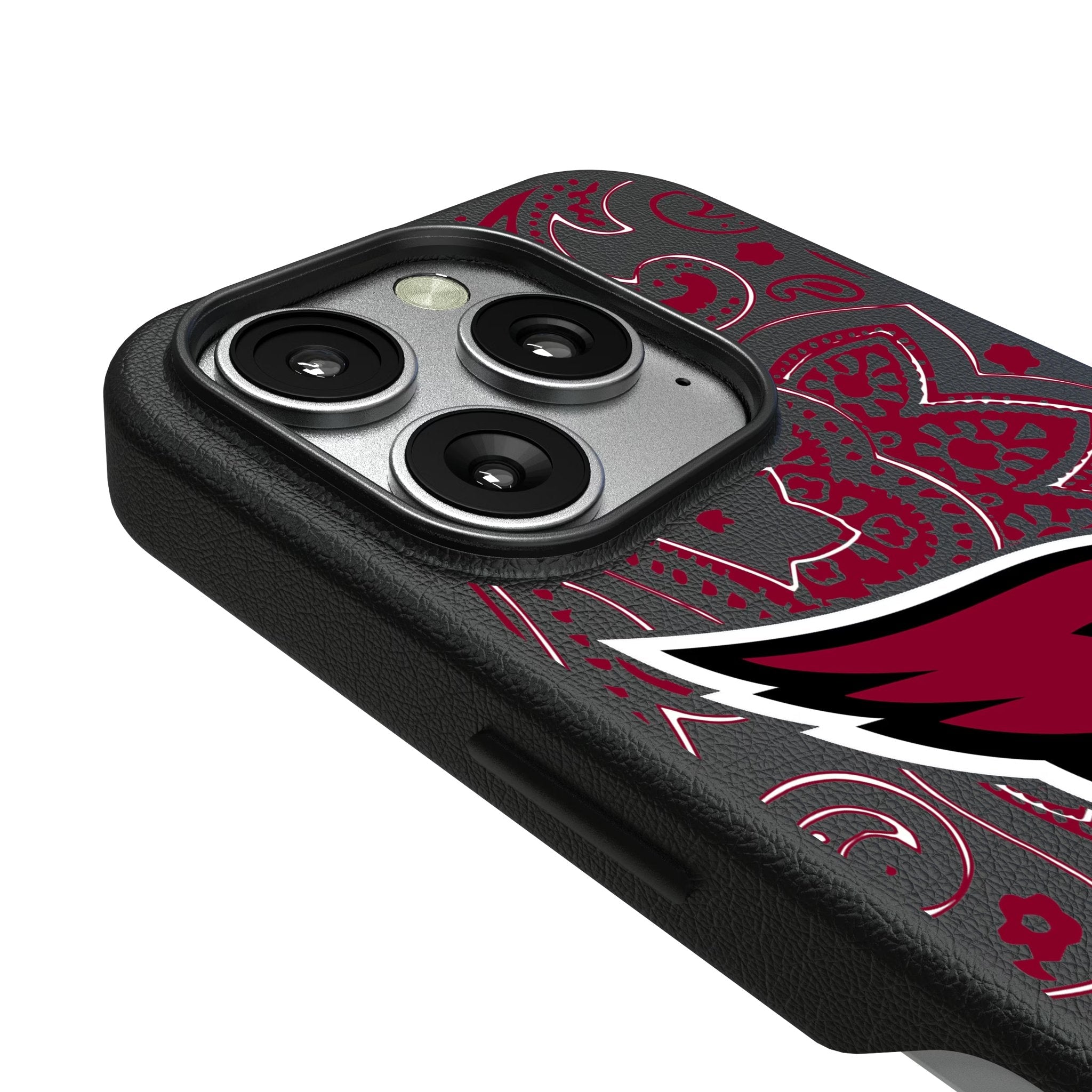 Arizona Cardinals Paisley MagSafe Compatible Phone Case for Apple iPhone 3