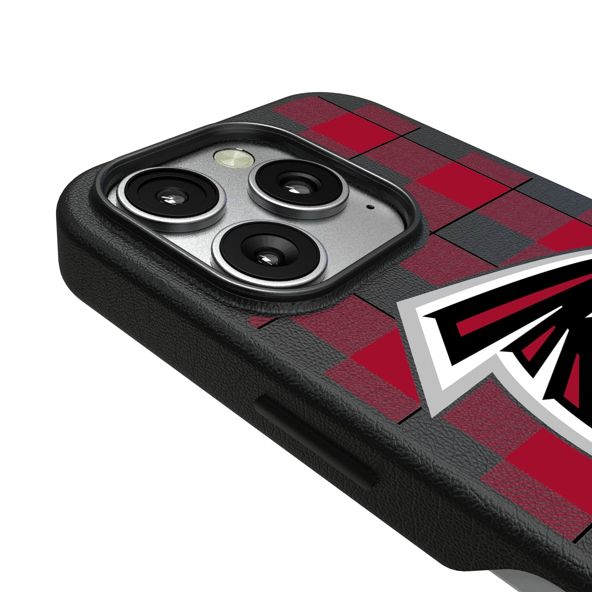 Atlanta Falcons Plaid MagSafe Compatible Phone Case for Apple iPhone 3