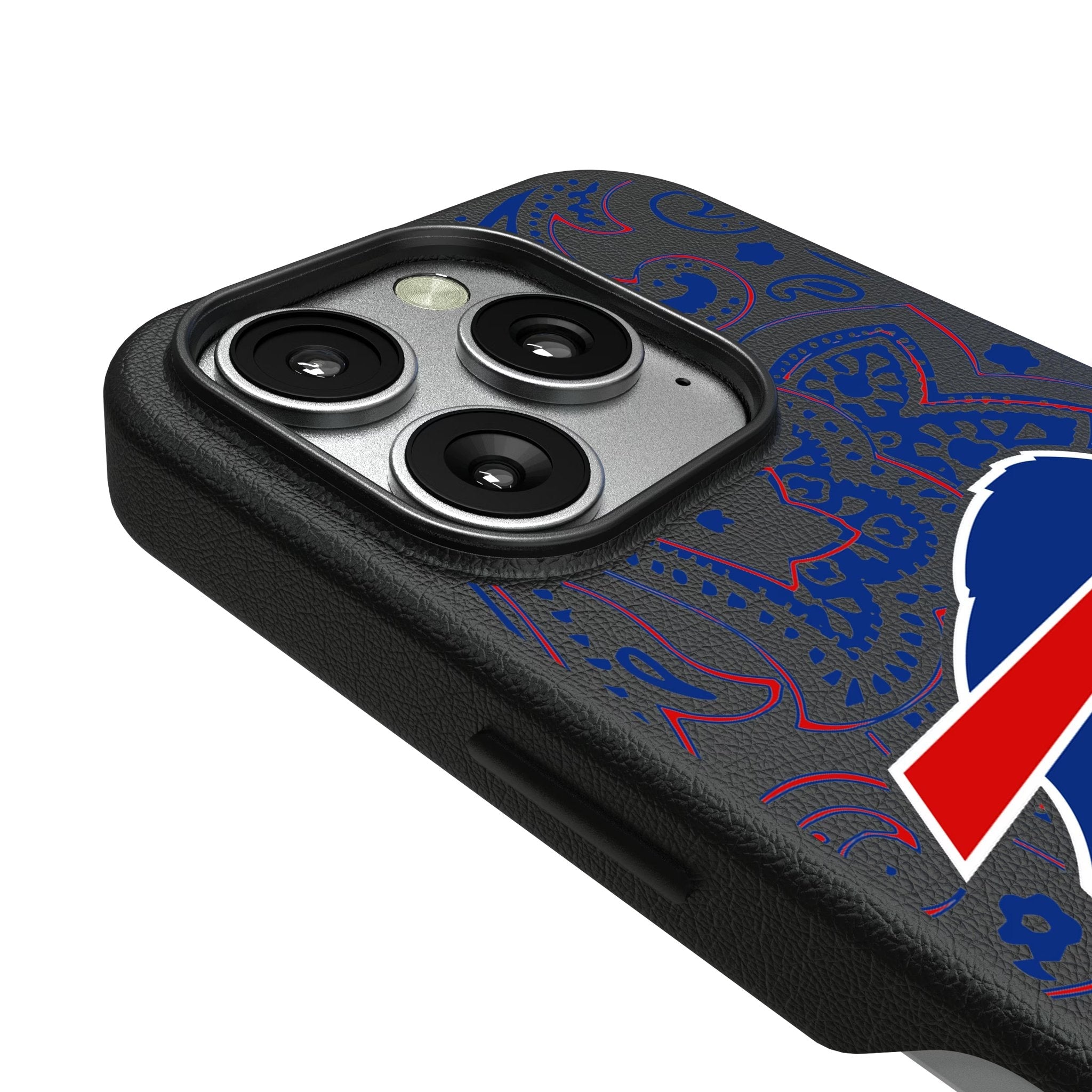 Buffalo Bills Paisley MagSafe Compatible Phone Case for Apple iPhone 3