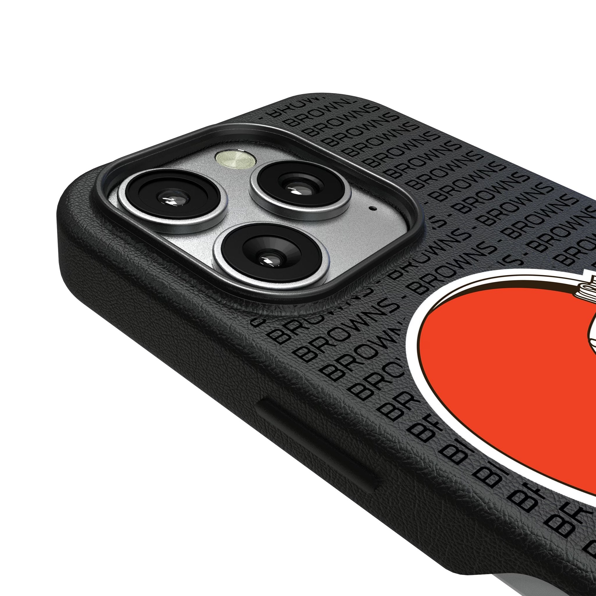 Cleveland Browns Text Backdrop MagSafe Compatible Phone Case for Apple iPhone 3