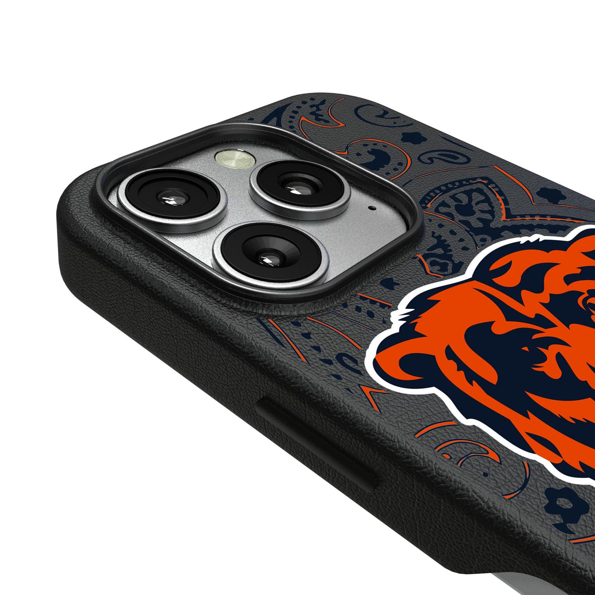 Chicago Bears Paisley MagSafe Compatible Phone Case for Apple iPhone 3