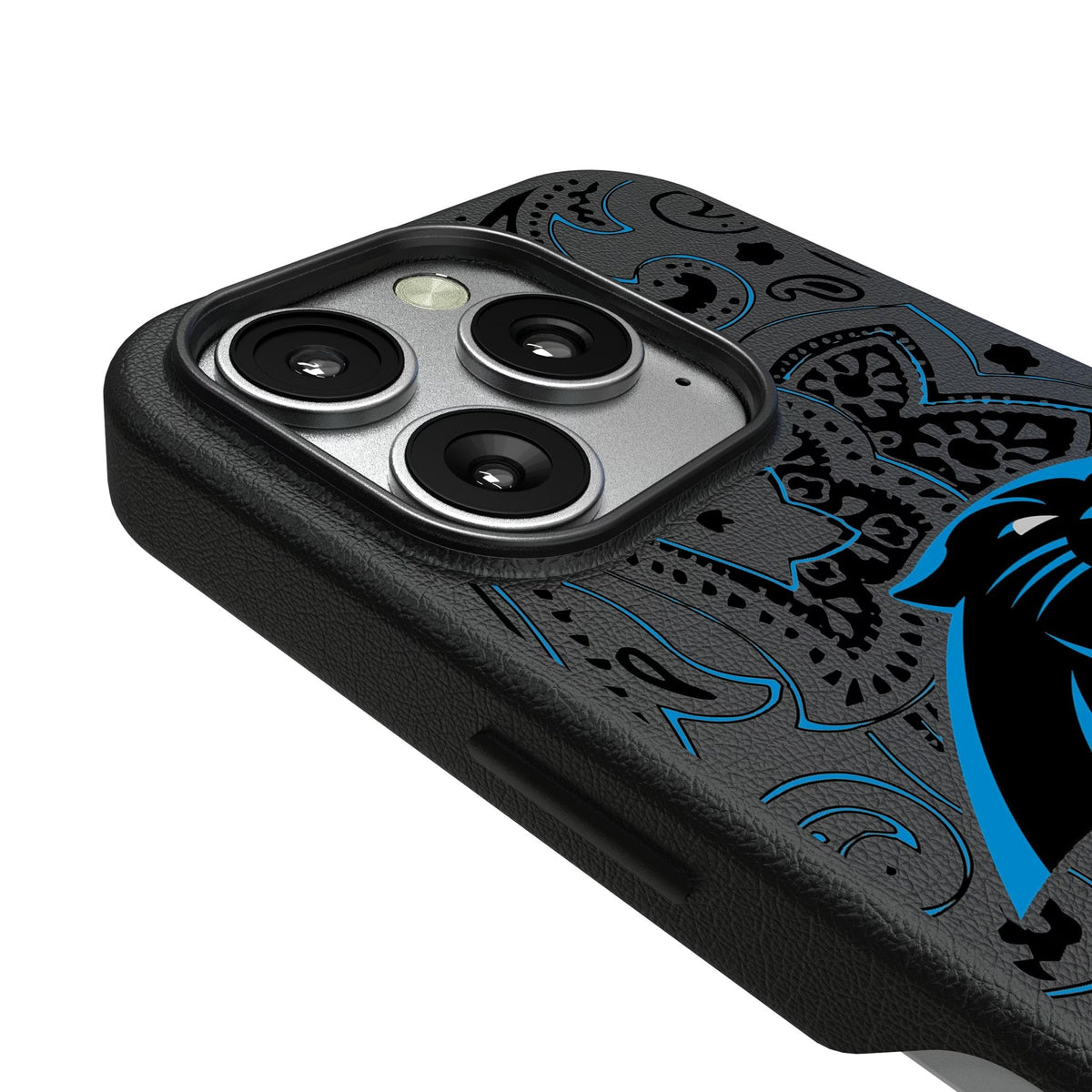 Carolina Panthers Paisley MagSafe Compatible Phone Case for Apple iPhone 3