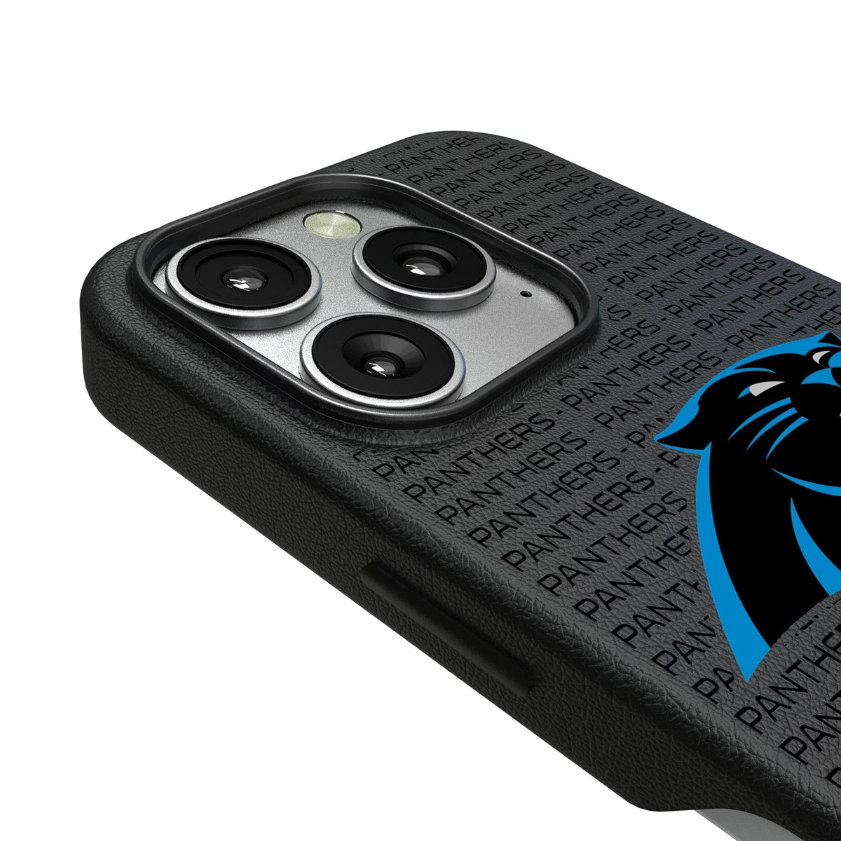 Carolina Panthers Text Backdrop MagSafe Compatible Phone Case for Apple iPhone 3