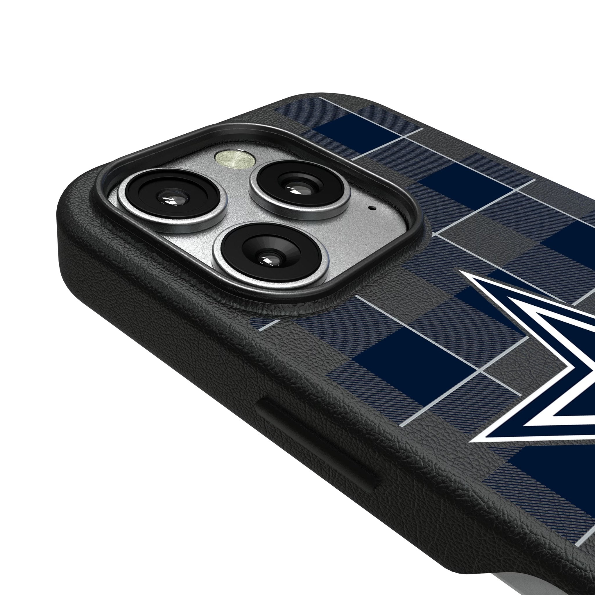 Dallas Cowboys Plaid MagSafe Compatible Phone Case for Apple iPhone 3