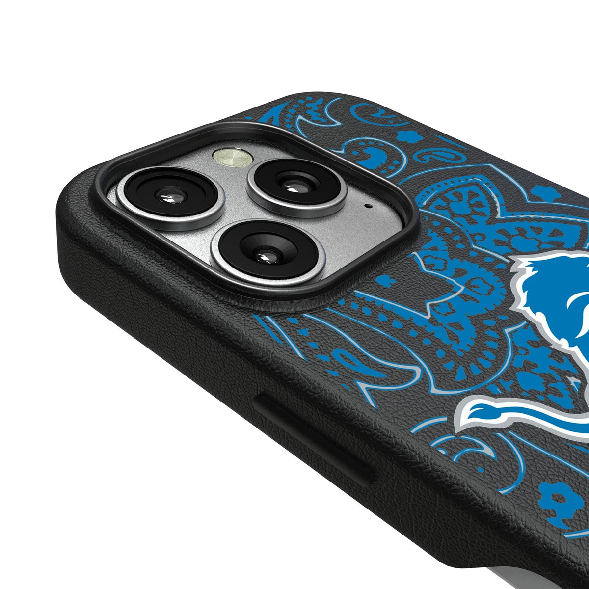 Detroit Lions Paisley MagSafe Compatible Phone Case for Apple iPhone 3