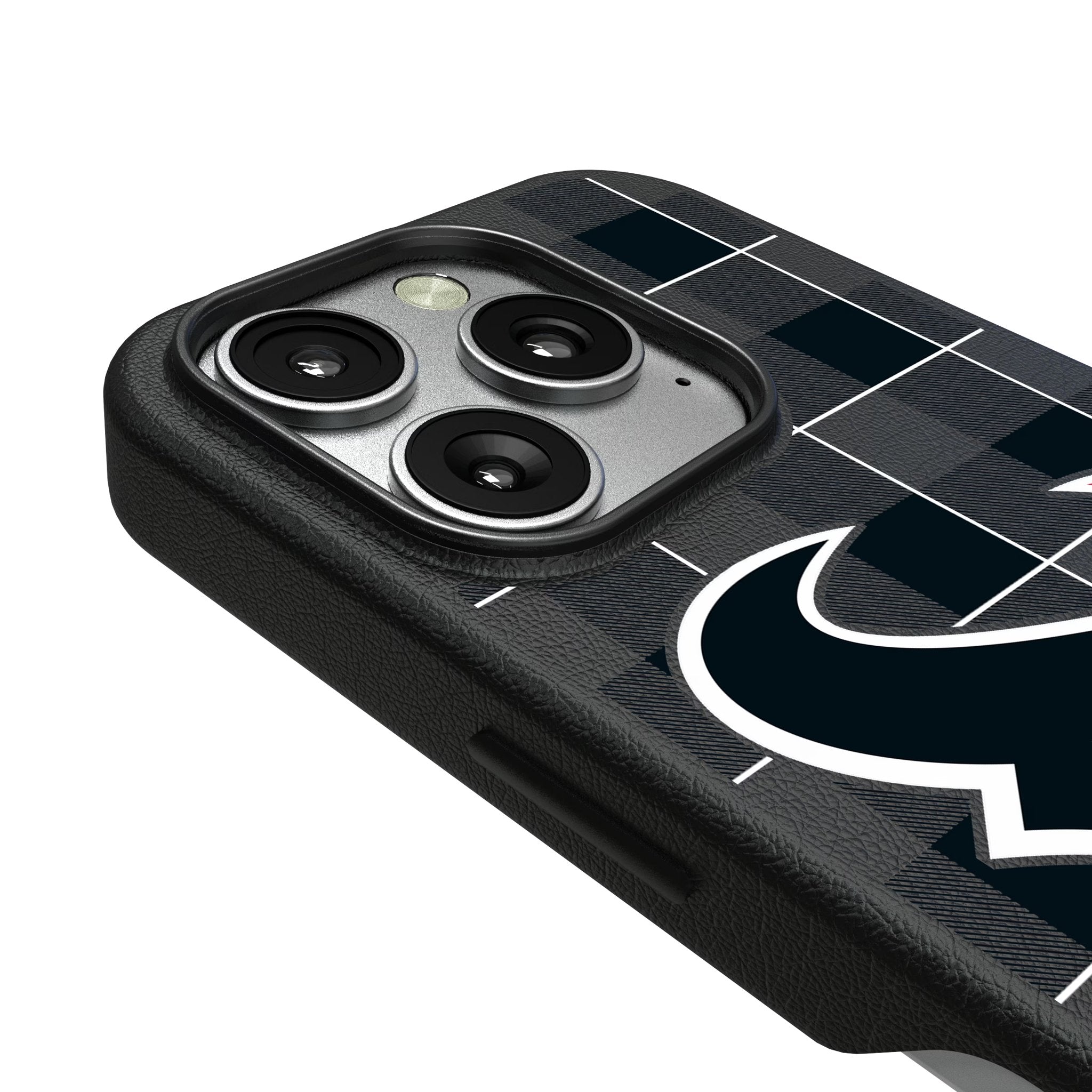 Houston Texans Plaid MagSafe Compatible Phone Case for Apple iPhone 3