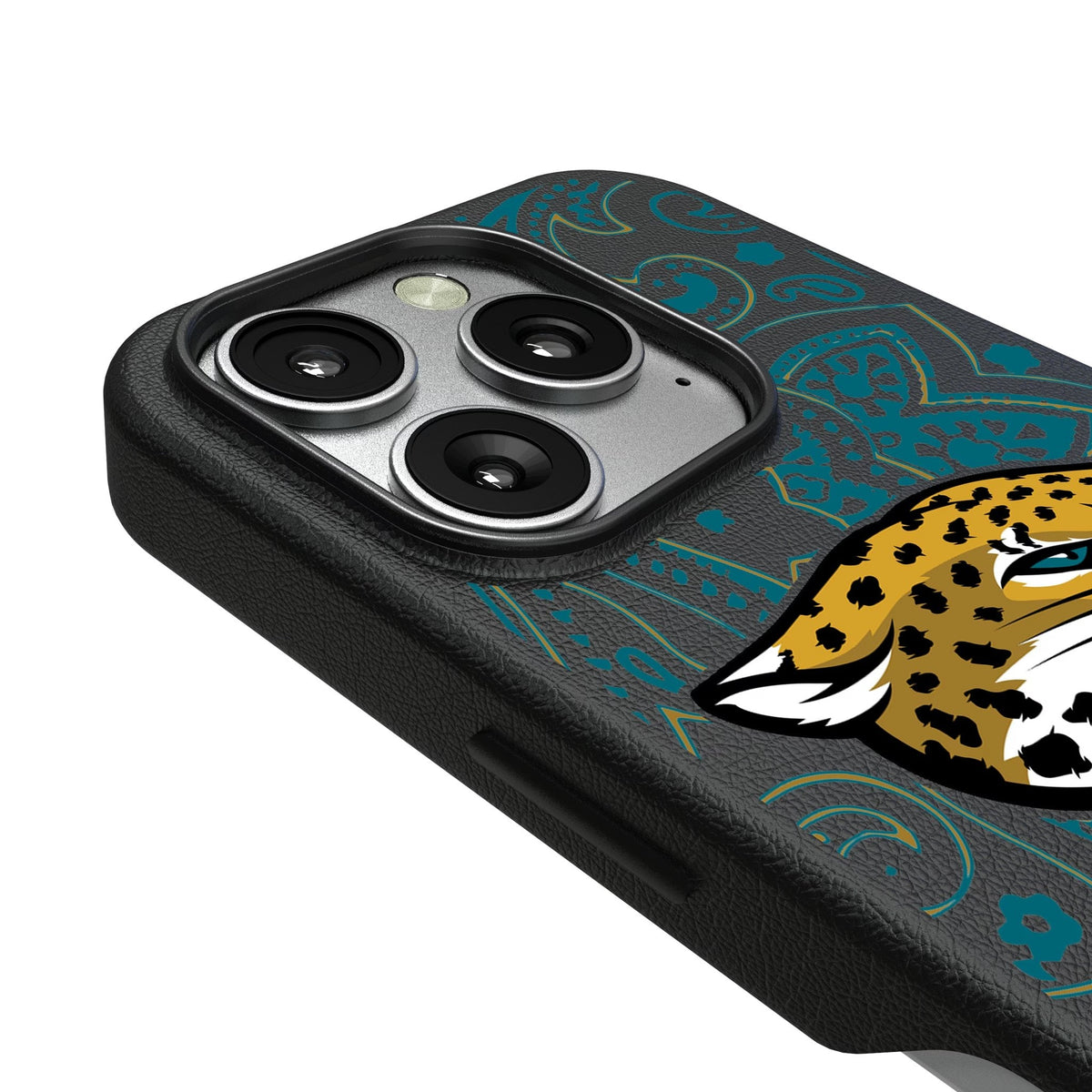 Jacksonville Jaguars Paisley MagSafe Compatible Phone Case for Apple iPhone 3