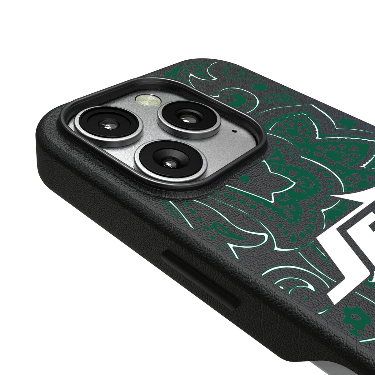 New York Jets Paisley MagSafe Compatible Phone Case for Apple iPhone 3