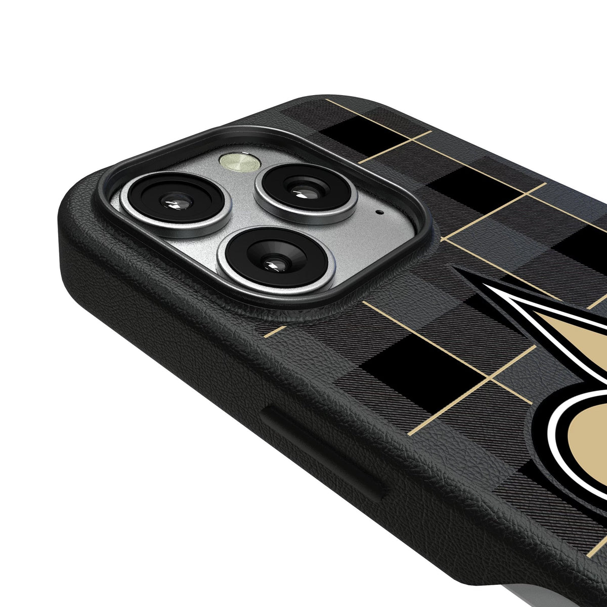 New Orleans Saints Plaid MagSafe Compatible Phone Case for Apple iPhone 3