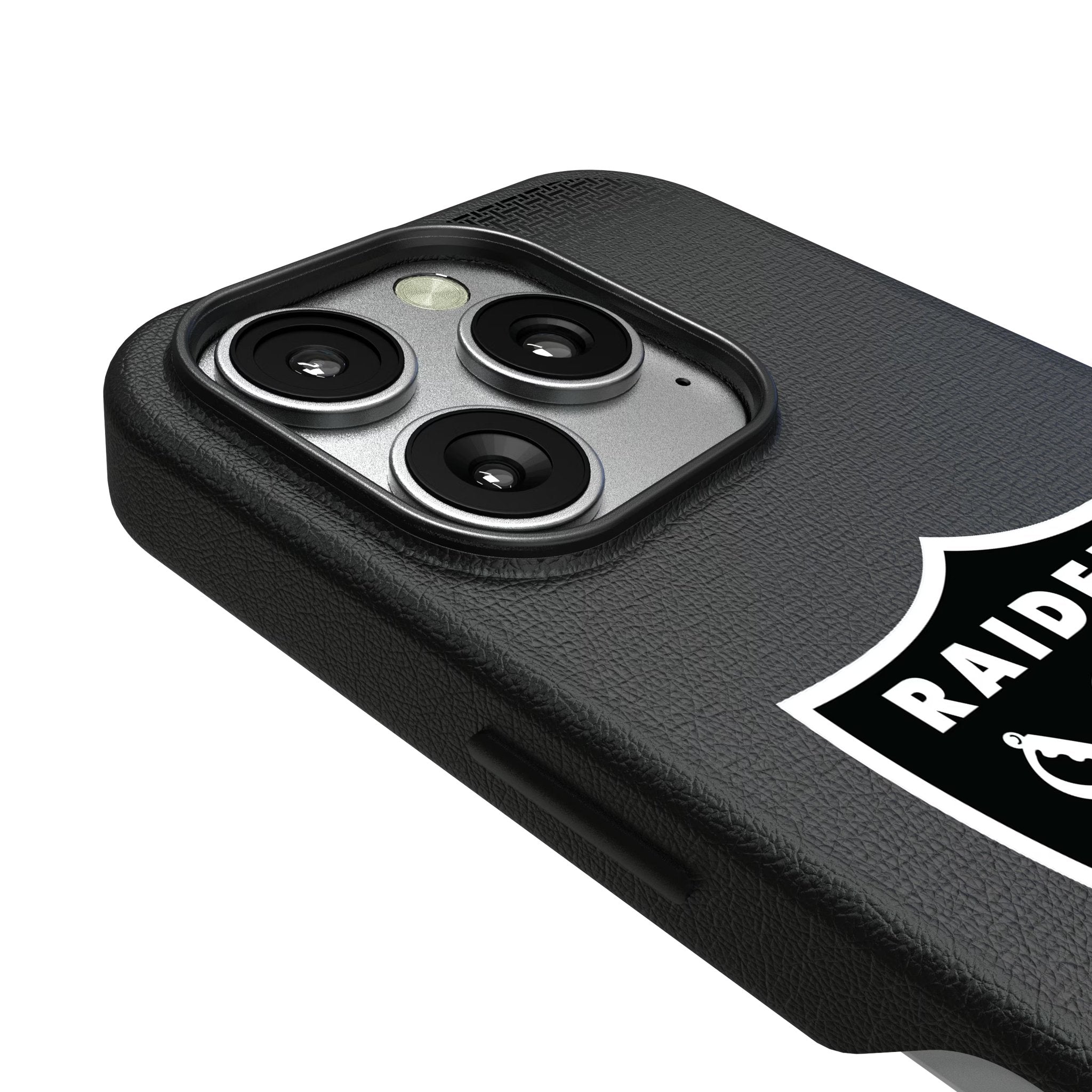 Las Vegas Raiders Linen MagSafe Compatible Phone Case for Apple iPhone 3