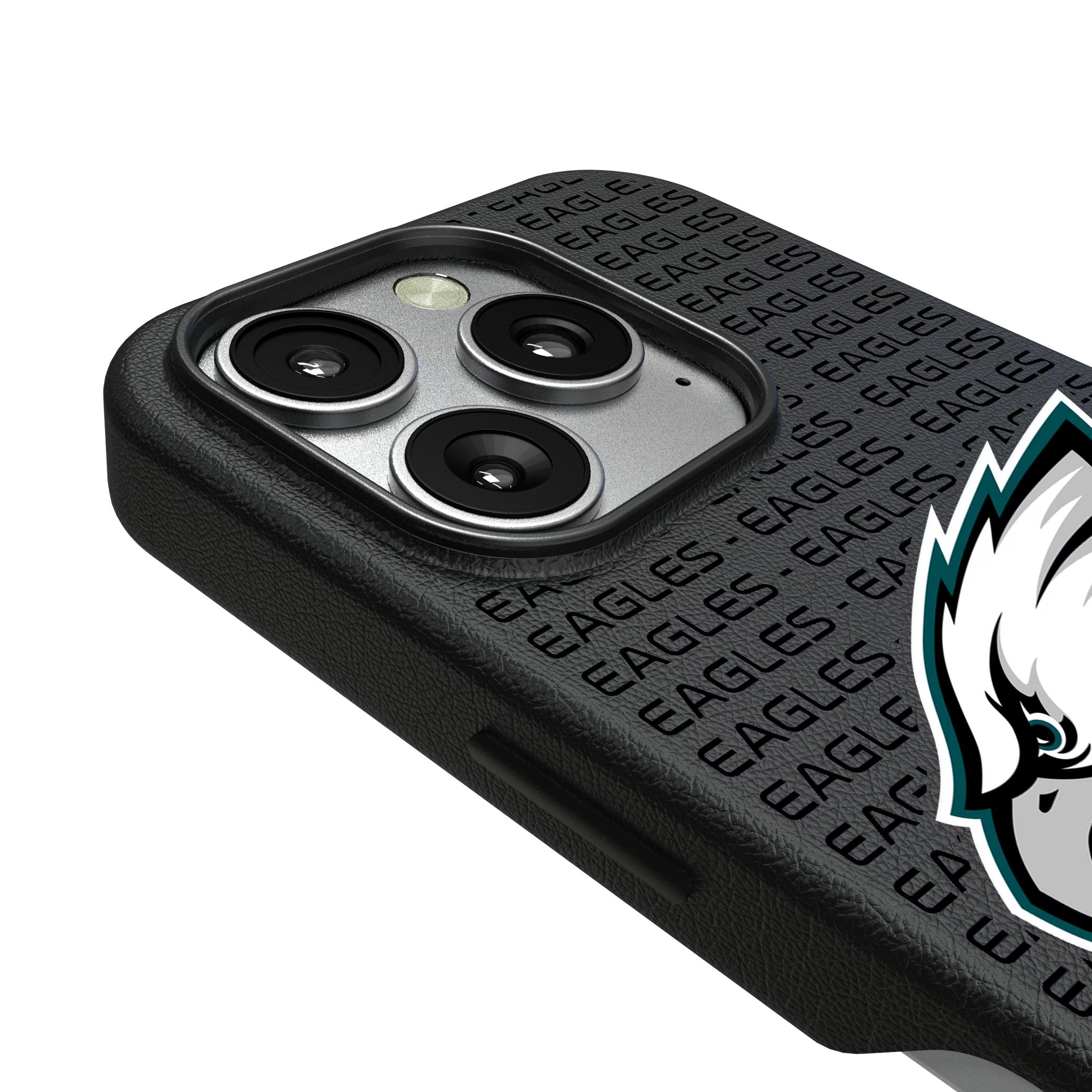 Philadelphia Eagles Text Backdrop MagSafe Compatible Phone Case for Apple iPhone 3