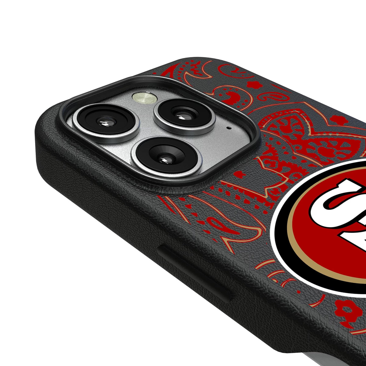 San Francisco 49ers Paisley MagSafe Compatible Phone Case for Apple iPhone 3