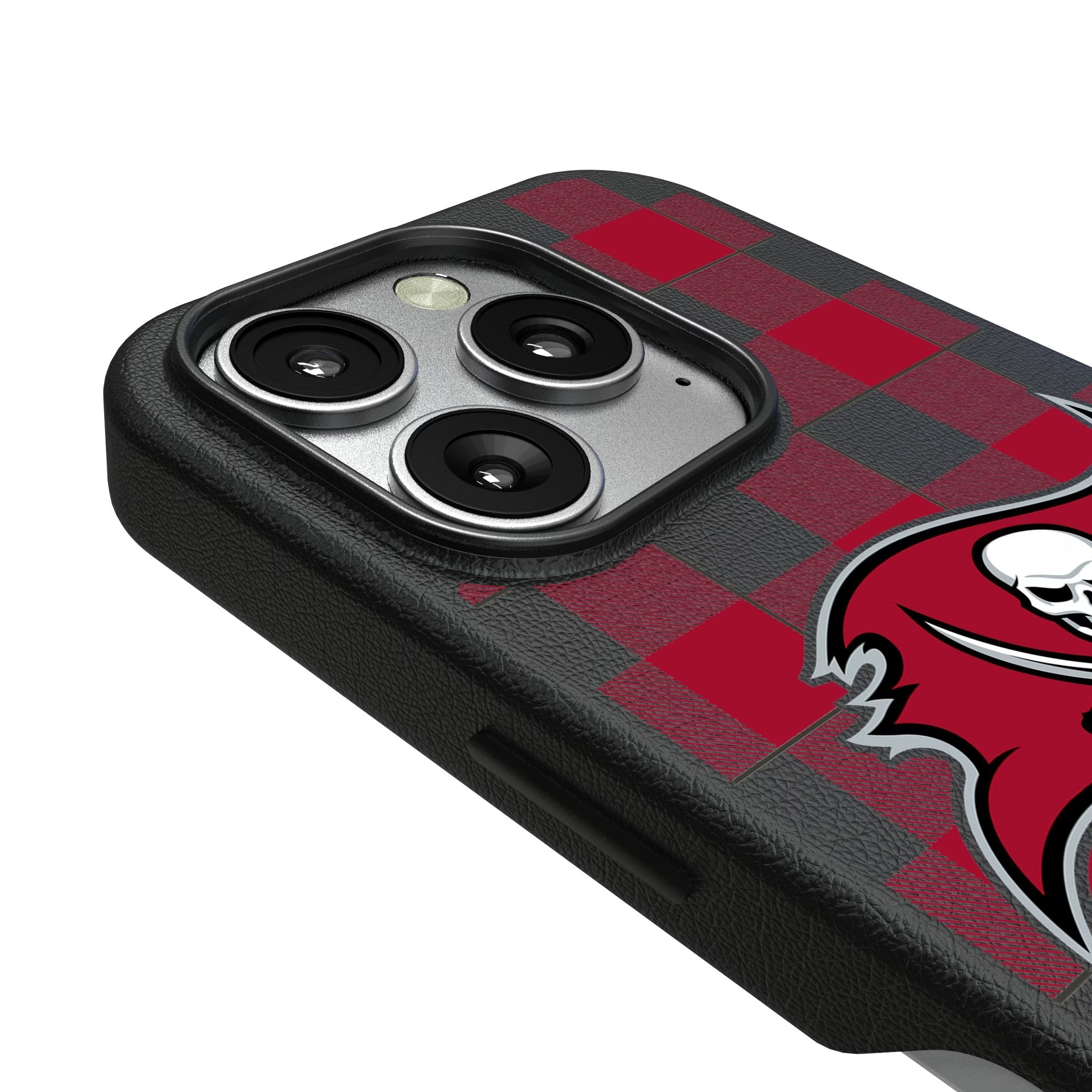 Tampa Bay Buccaneers Plaid MagSafe Compatible Phone Case for Apple iPhone 3