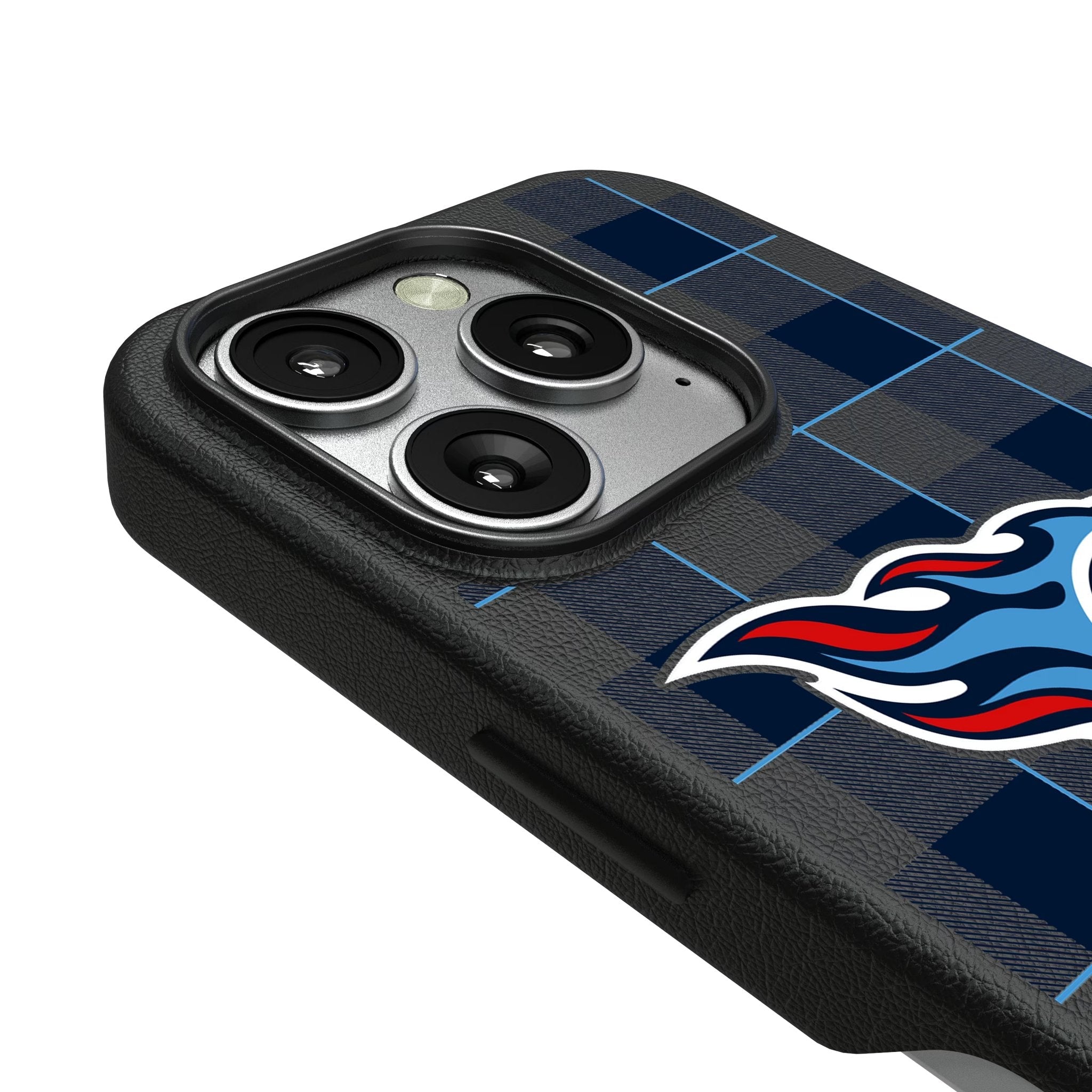 Tennessee Titans Plaid MagSafe Compatible Phone Case for Apple iPhone 3