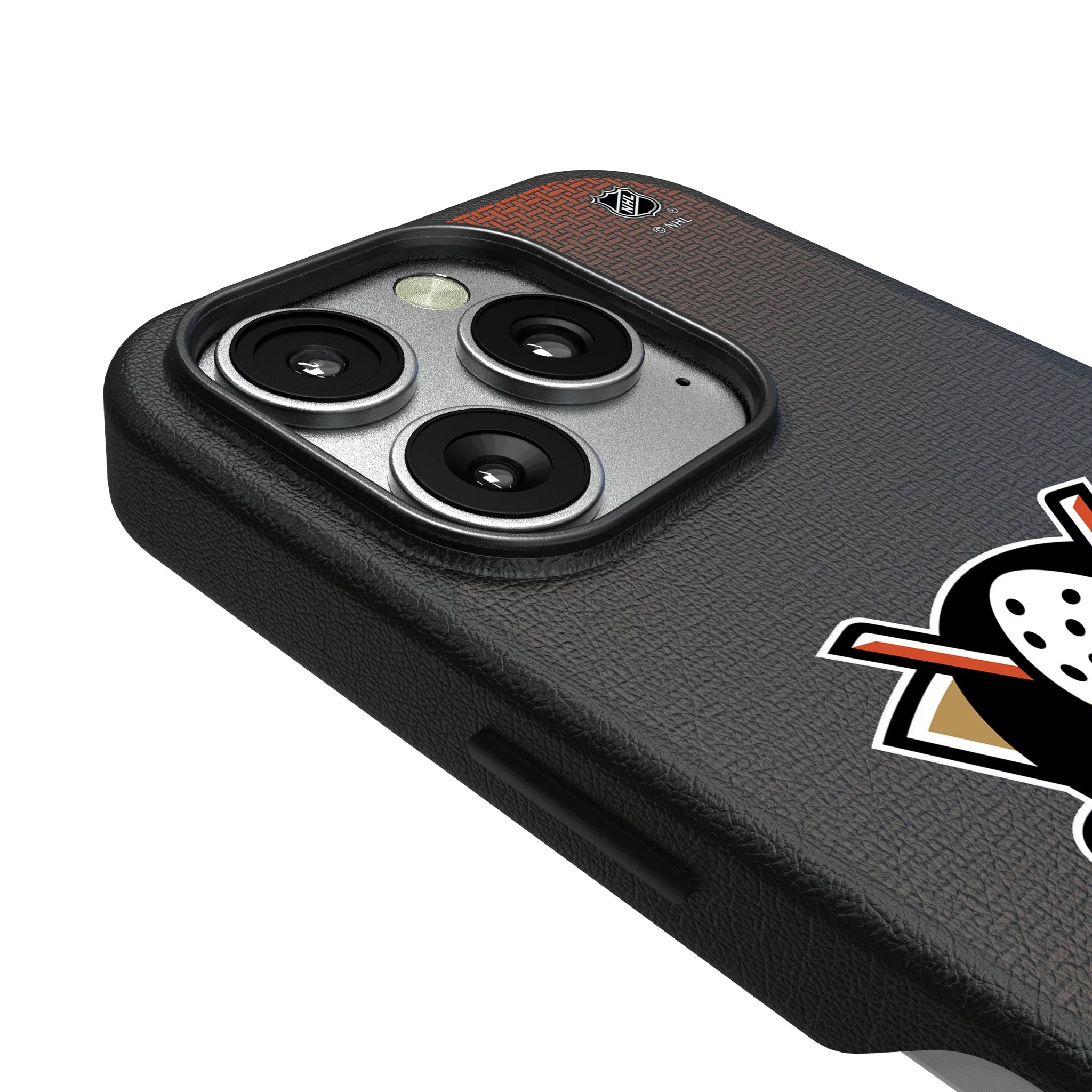 Anaheim Ducks Linen MagSafe Compatible Phone Case for Apple iPhone 3