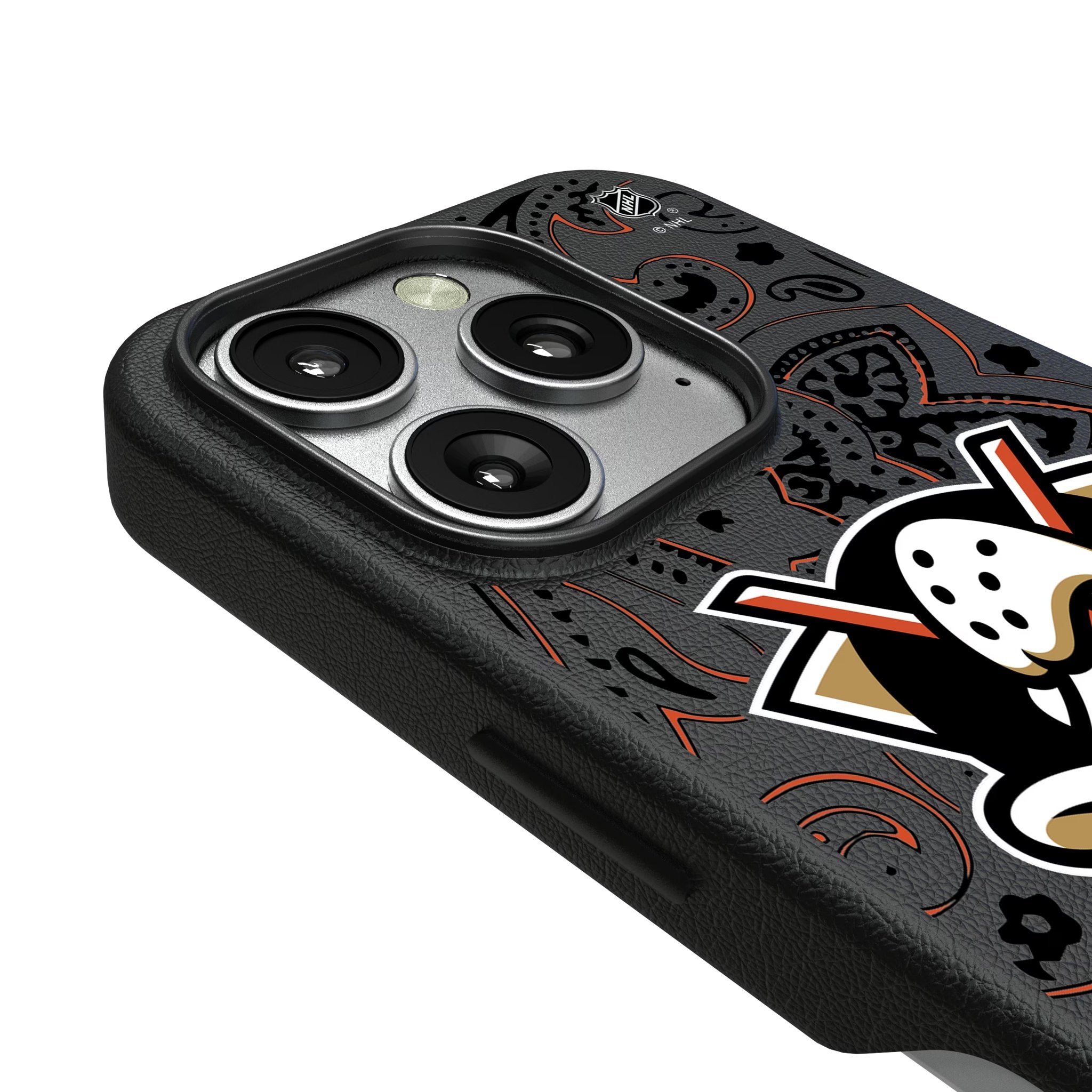 Anaheim Ducks Paisley MagSafe Compatible Phone Case for Apple iPhone 3