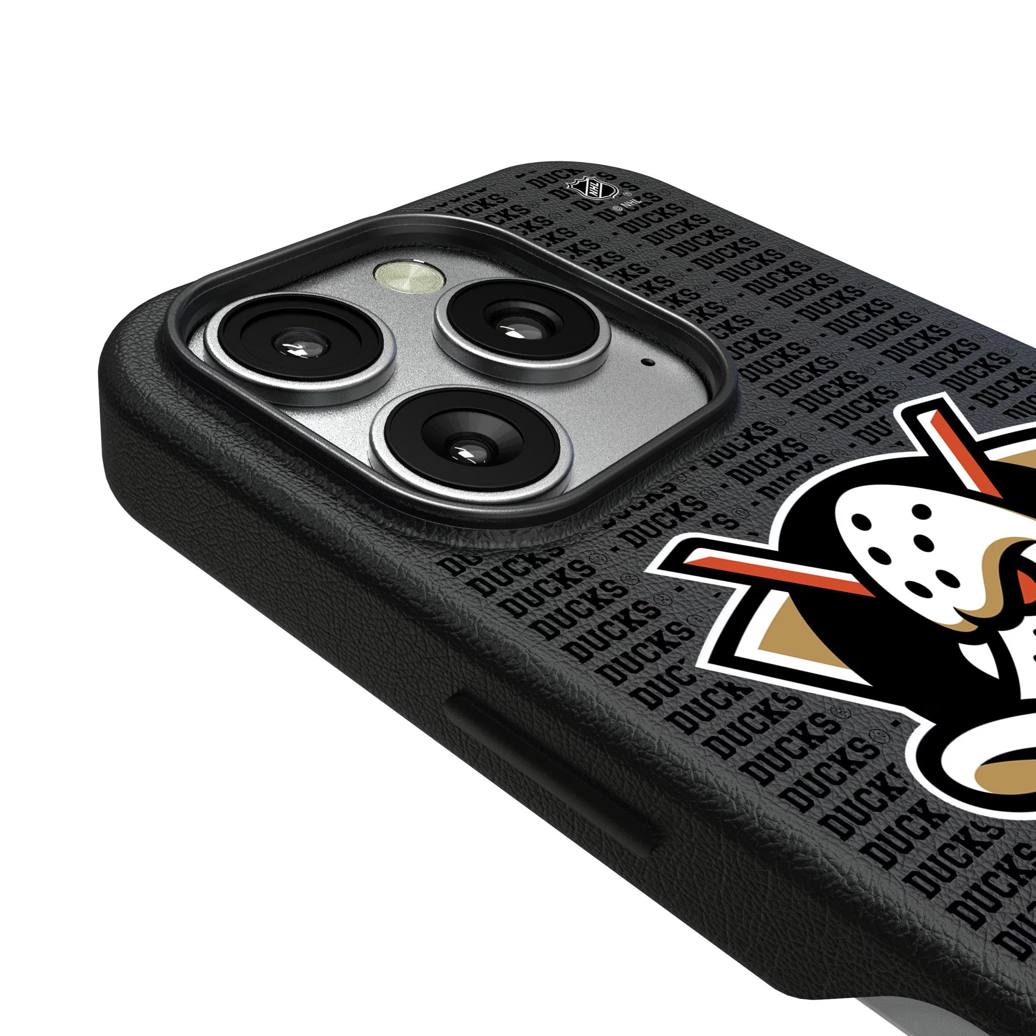 Anaheim Ducks Text Backdrop MagSafe Compatible Phone Case for Apple iPhone 3