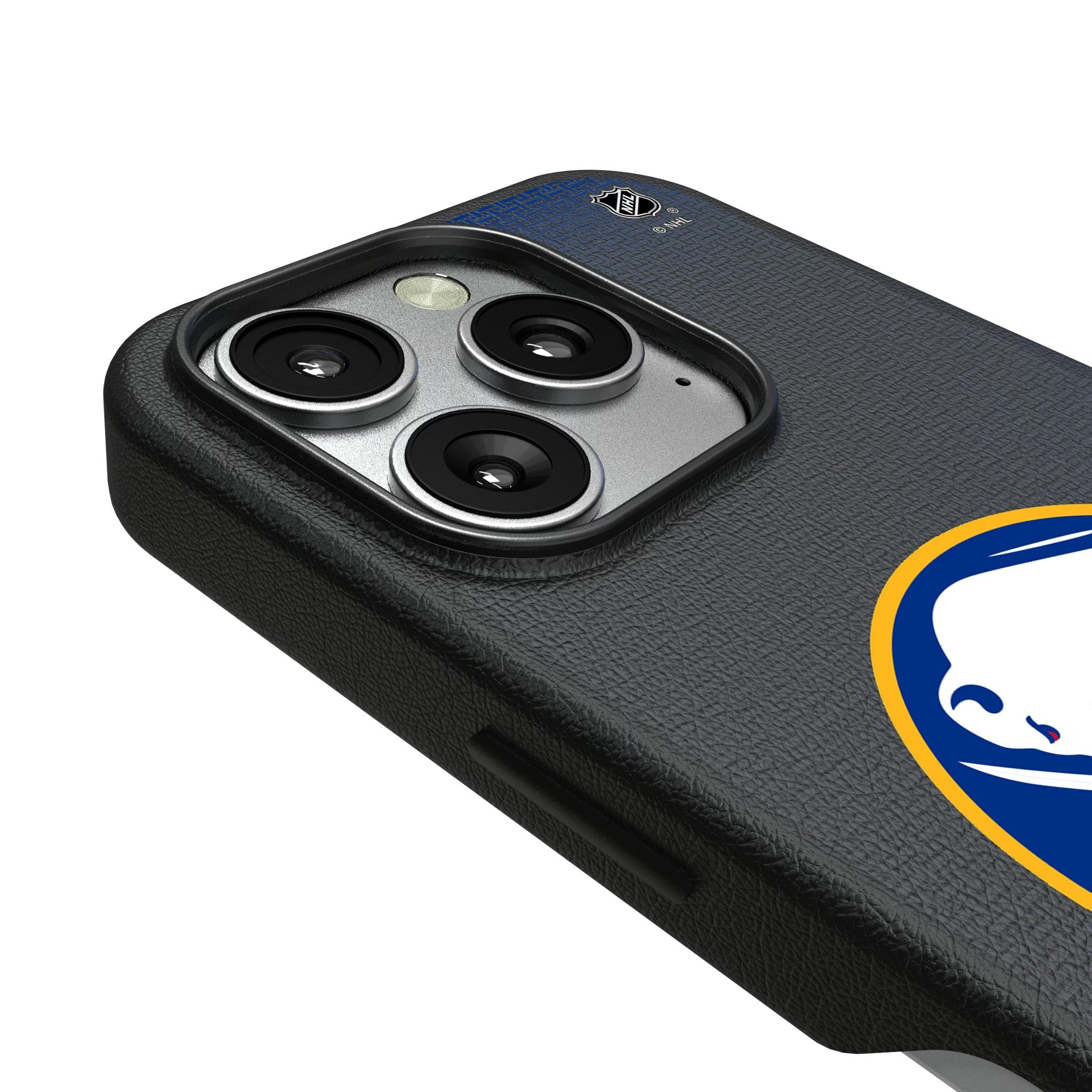 Buffalo Sabres Linen MagSafe Compatible Phone Case for Apple iPhone 3