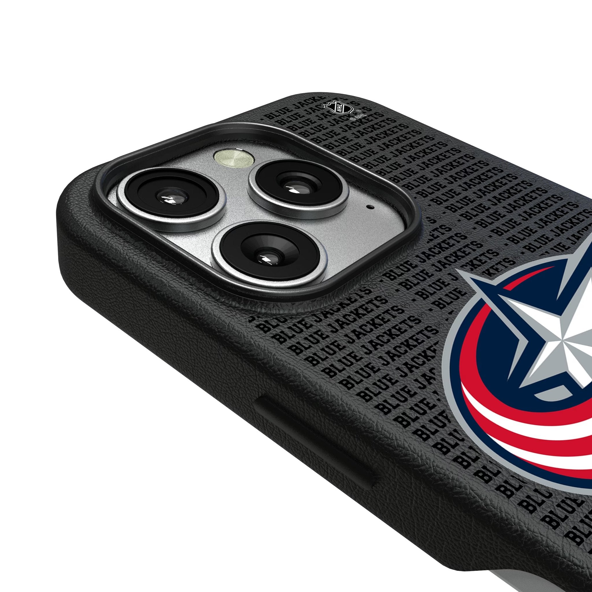 Columbus Blue Jackets Text Backdrop MagSafe Compatible Phone Case for Apple iPhone 3