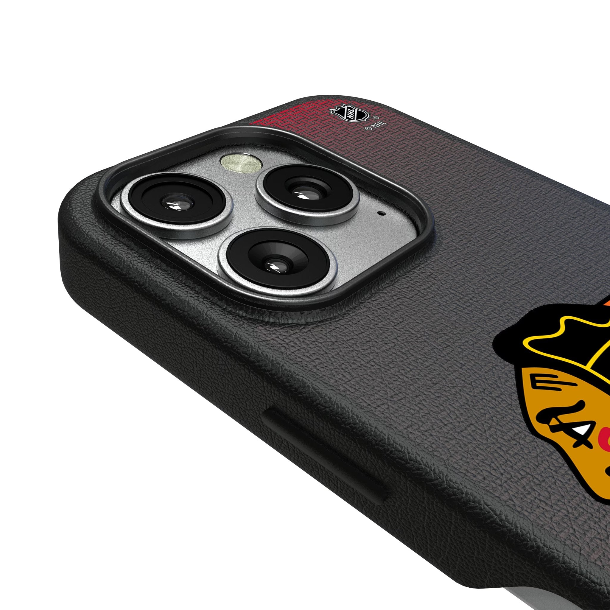Chicago Blackhawks Linen MagSafe Compatible Phone Case for Apple iPhone 3