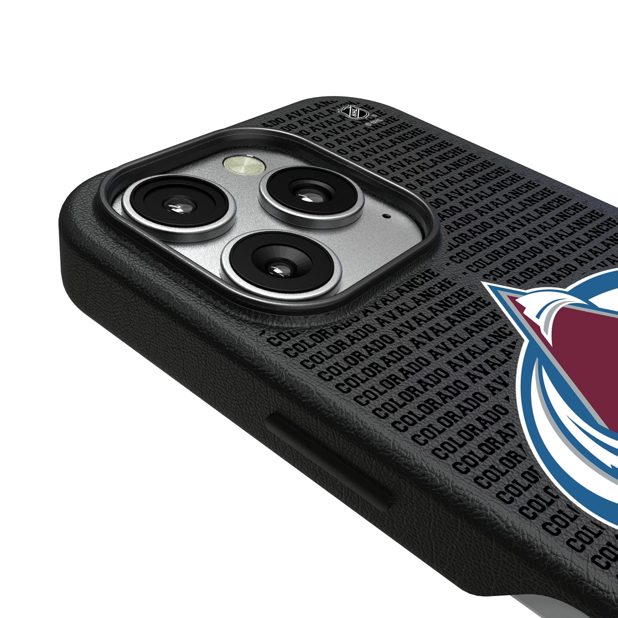 Colorado Avalanche Text Backdrop MagSafe Compatible Phone Case for Apple iPhone 3