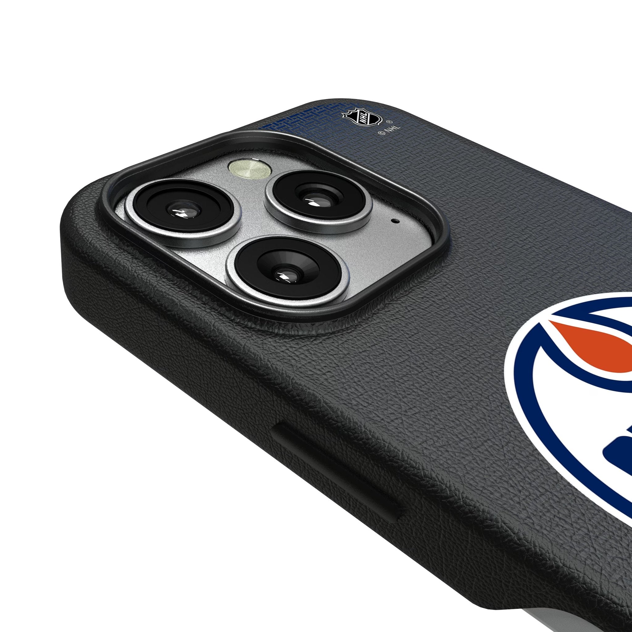 Edmonton Oilers Linen MagSafe Compatible Phone Case for Apple iPhone 3