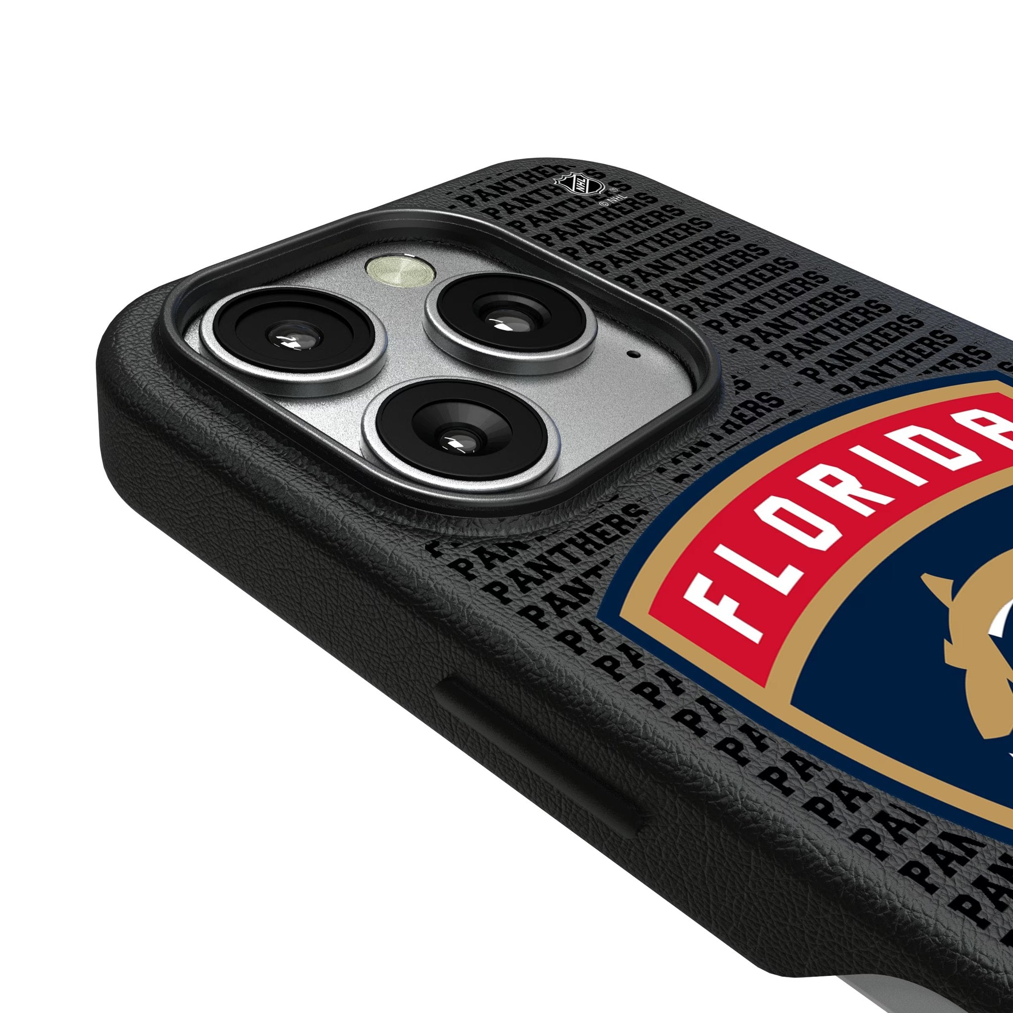 Florida Panthers Text Backdrop MagSafe Compatible Phone Case for Apple iPhone 3