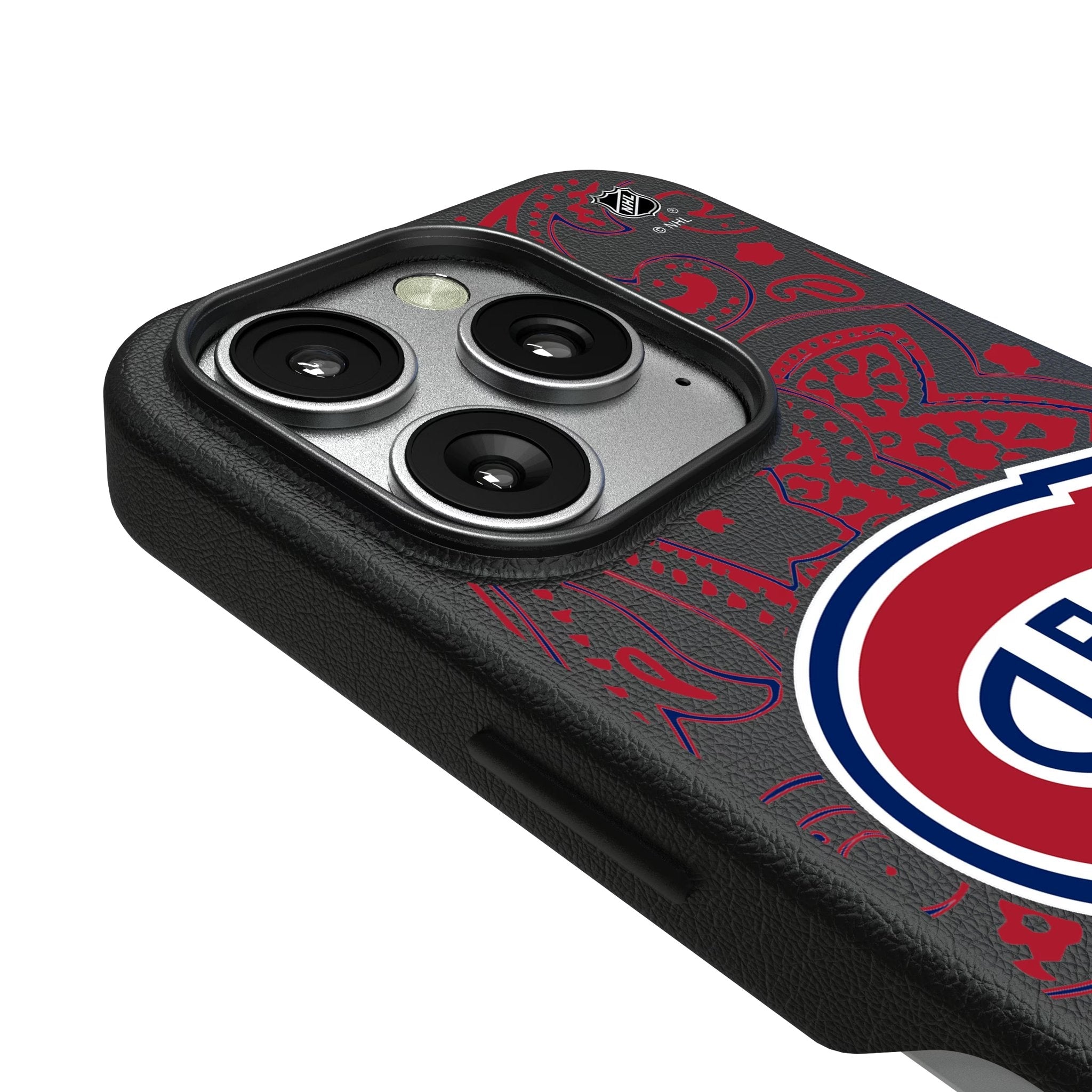 Montreal Canadiens Paisley MagSafe Compatible Phone Case for Apple iPhone 3