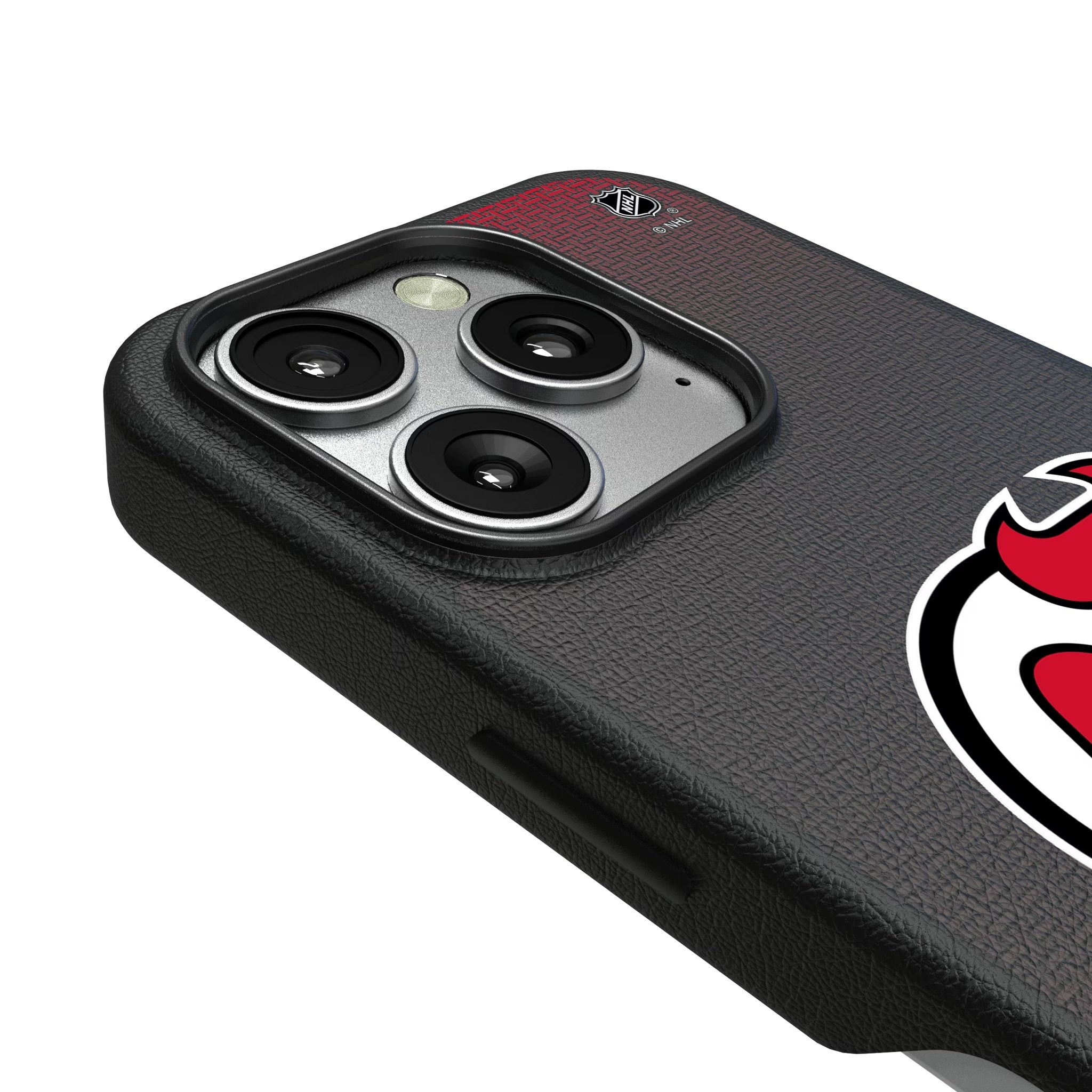 New Jersey Devils Linen MagSafe Compatible Phone Case for Apple iPhone 3