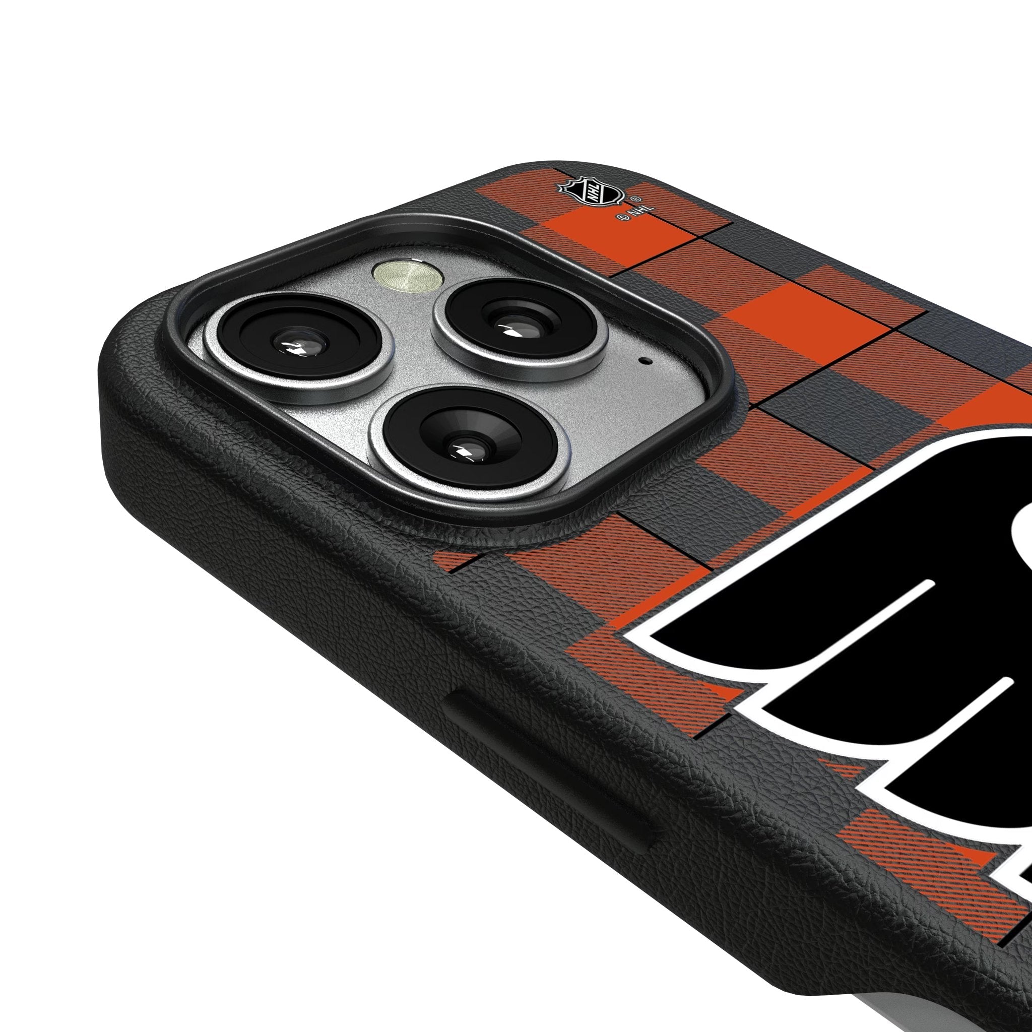 Philadelphia Flyers Plaid MagSafe Compatible Phone Case for Apple iPhone 3