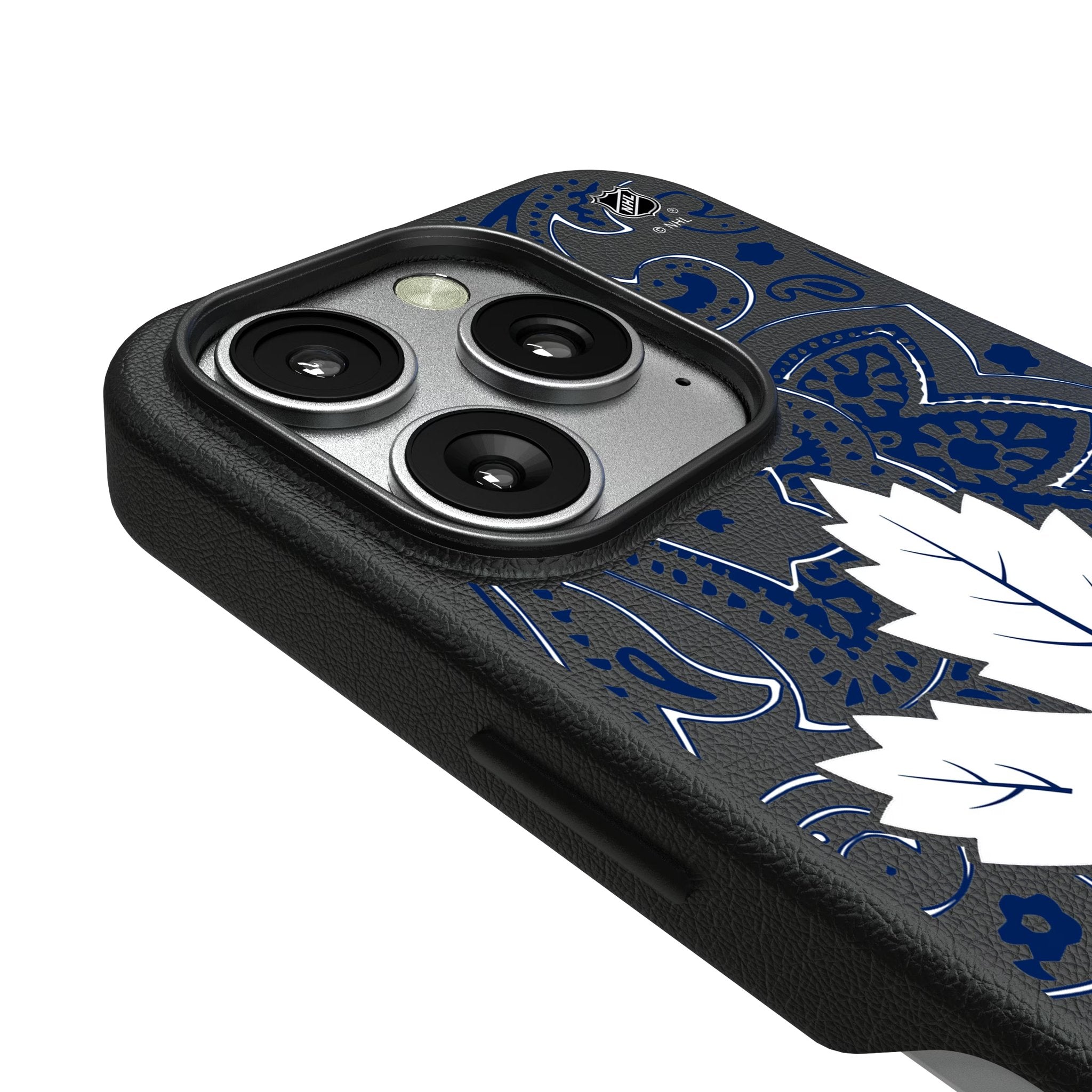 Toronto Maple Leafs Paisley MagSafe Compatible Phone Case for Apple iPhone 3