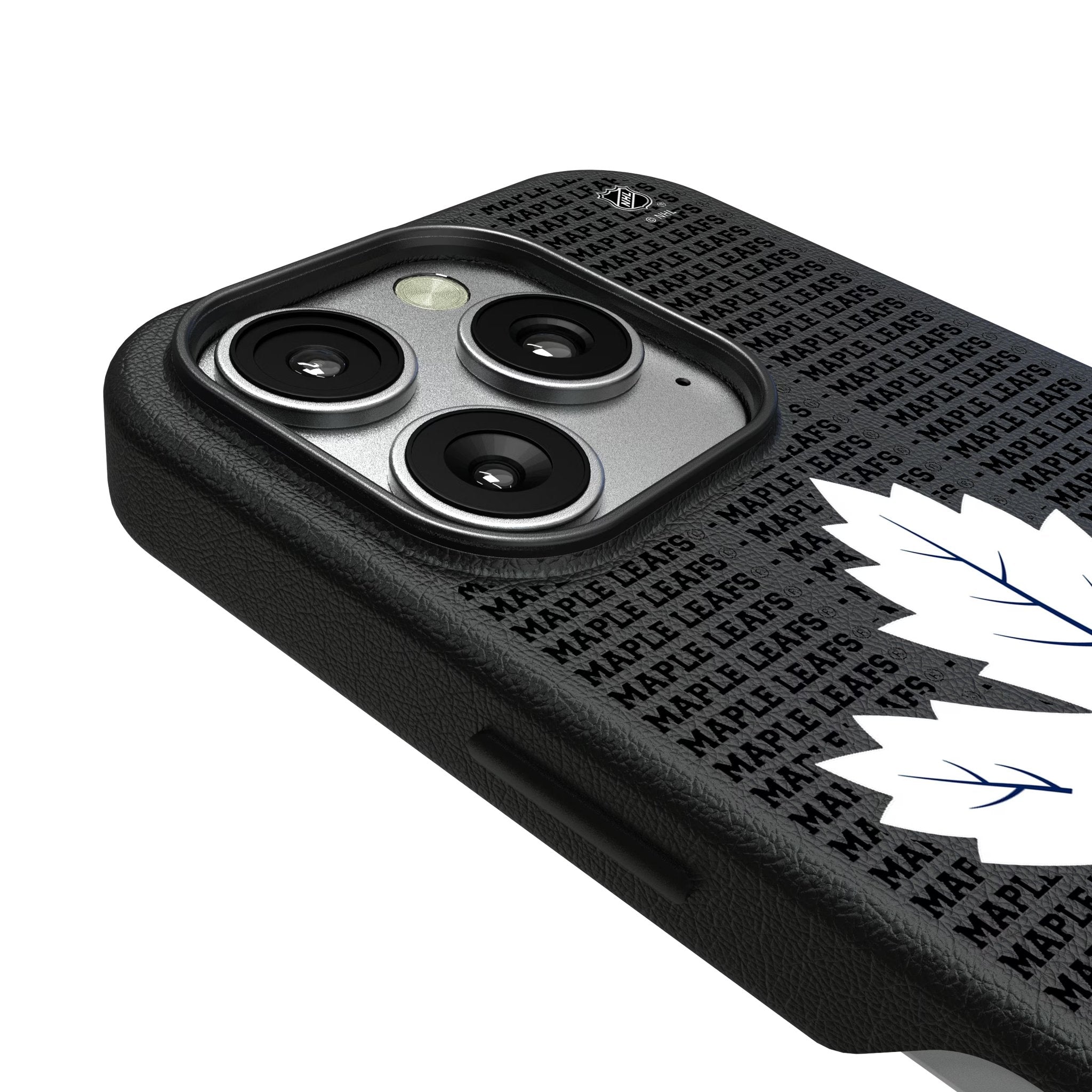 Toronto Maple Leafs Text Backdrop MagSafe Compatible Phone Case for Apple iPhone 3