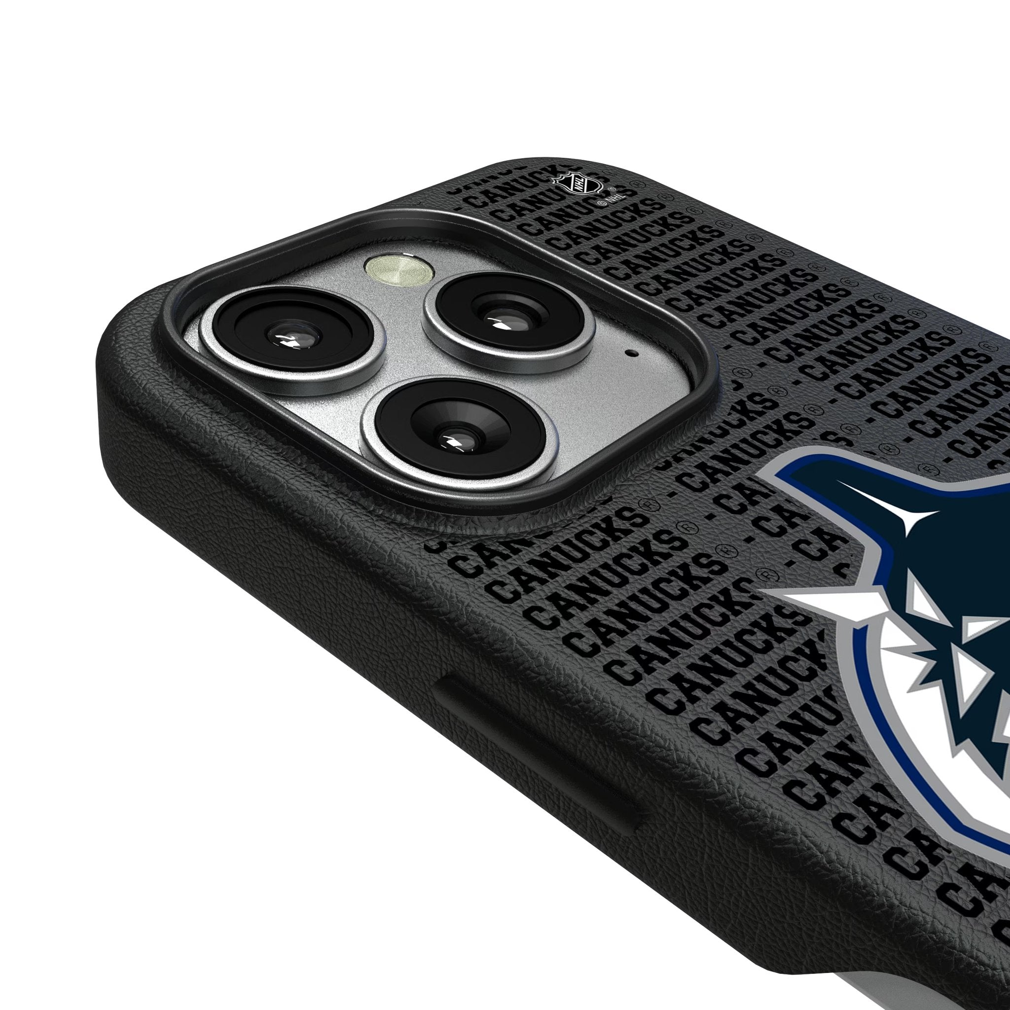 Vancouver Canucks Text Backdrop MagSafe Compatible Phone Case for Apple iPhone 3
