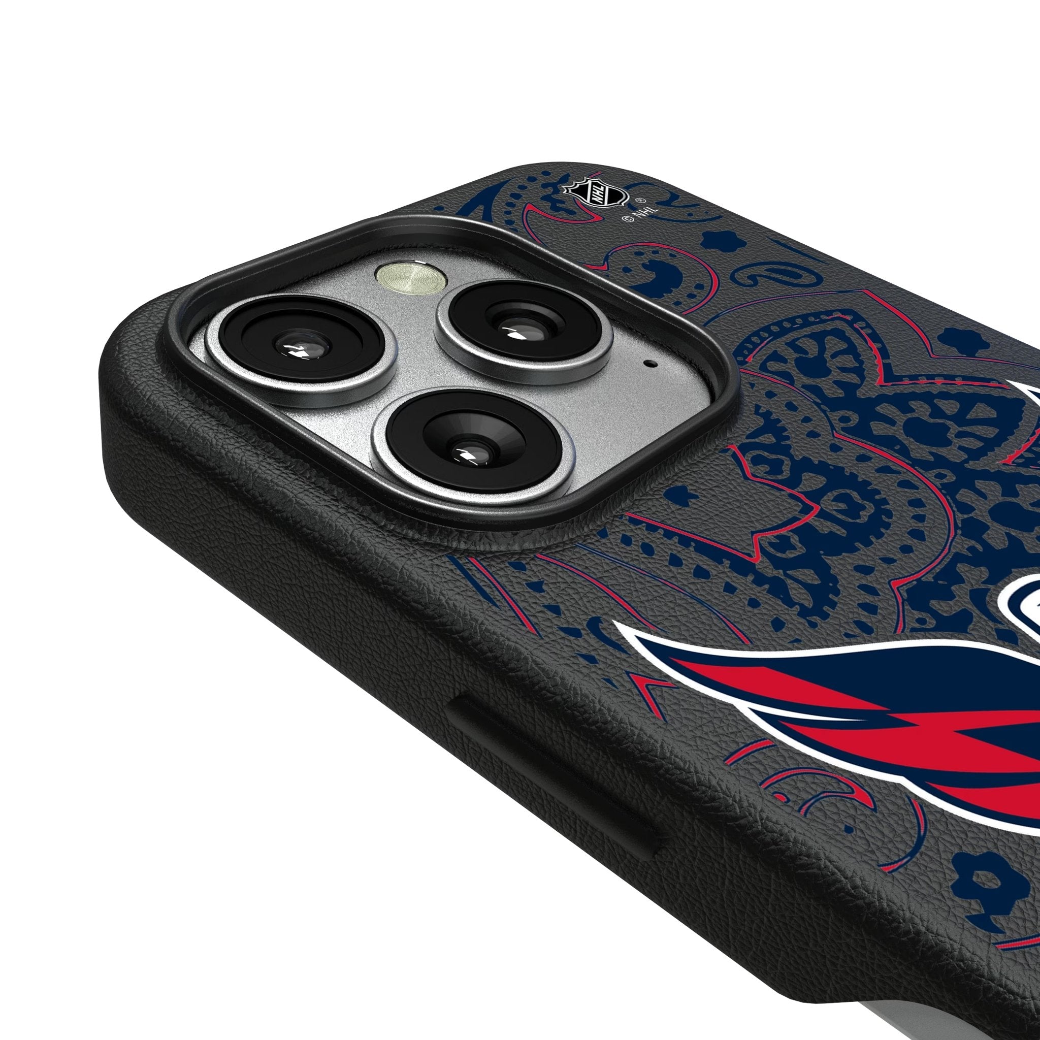 Washington Capitals Paisley MagSafe Compatible Phone Case for Apple iPhone 3