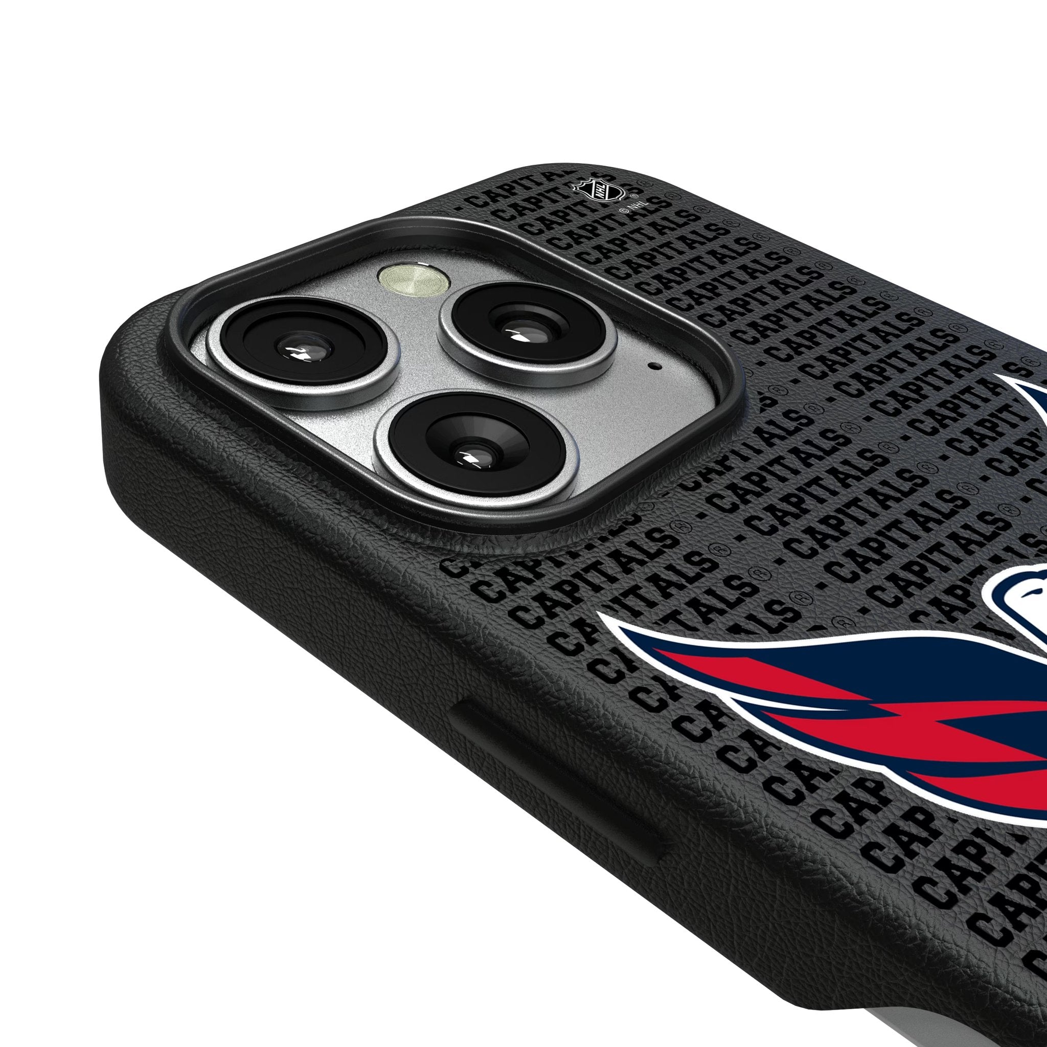 Washington Capitals Text Backdrop MagSafe Compatible Phone Case for Apple iPhone 3