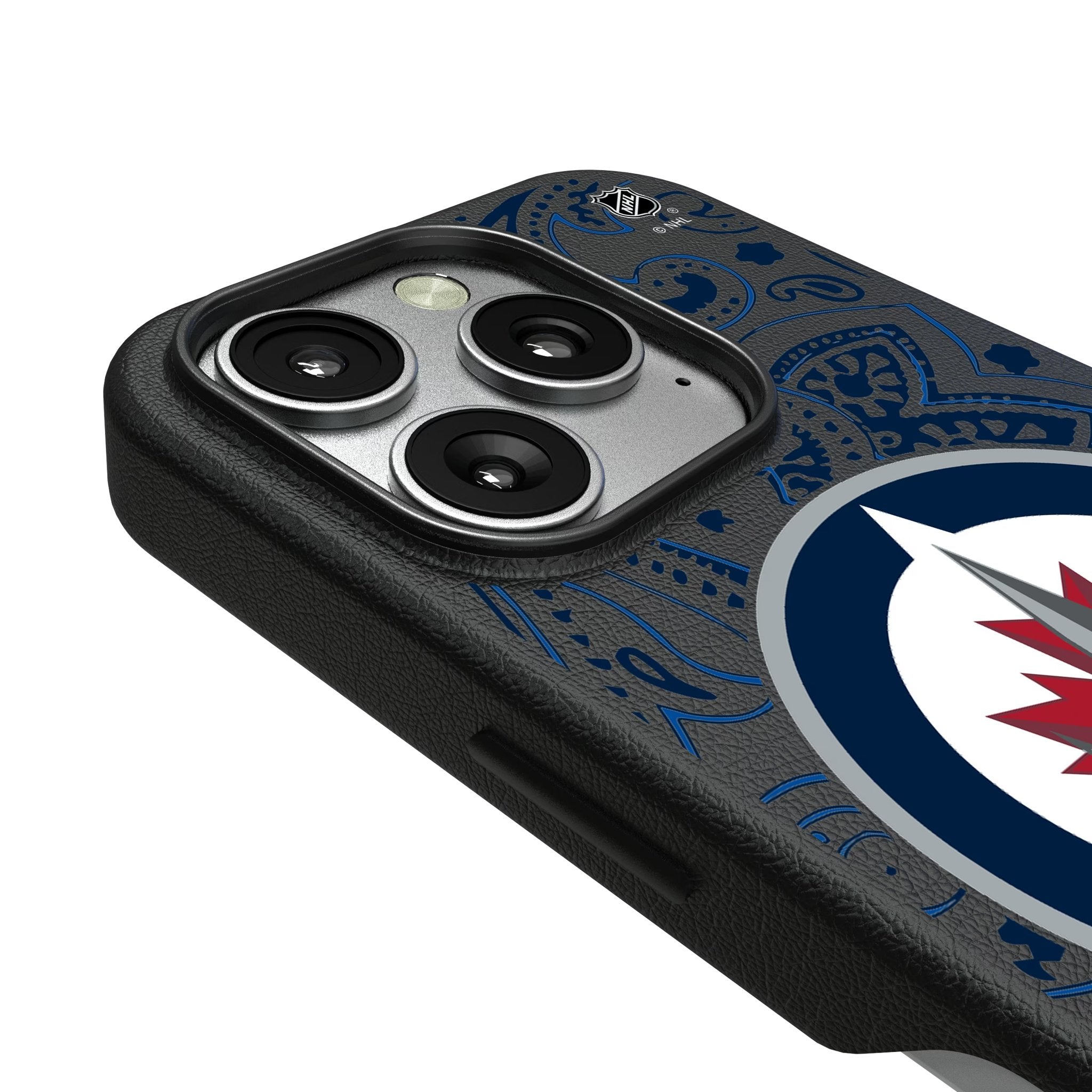Winnipeg Jets Paisley MagSafe Compatible Phone Case for Apple iPhone 3